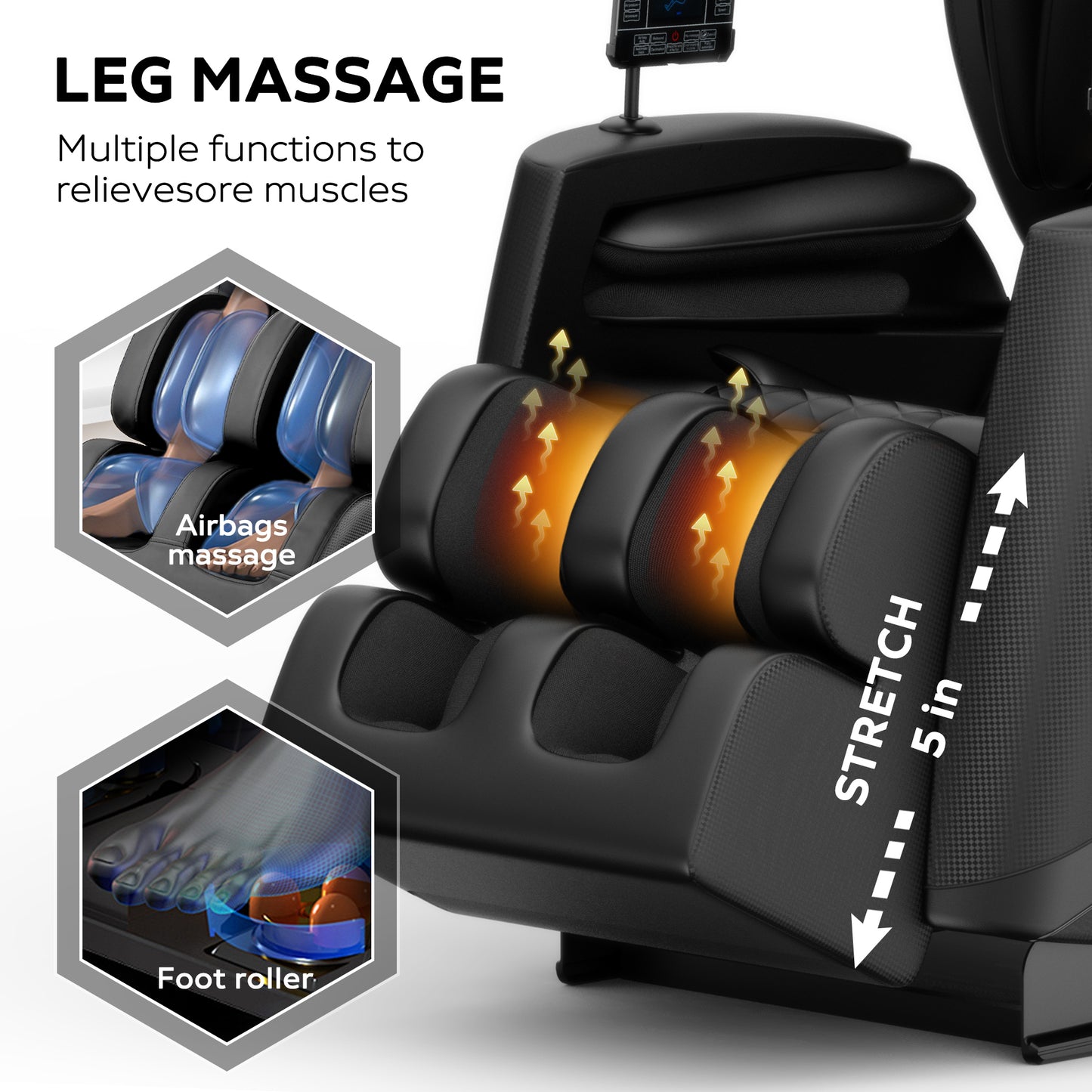 Bartholomew Modern Zero Gravity Massage Chair