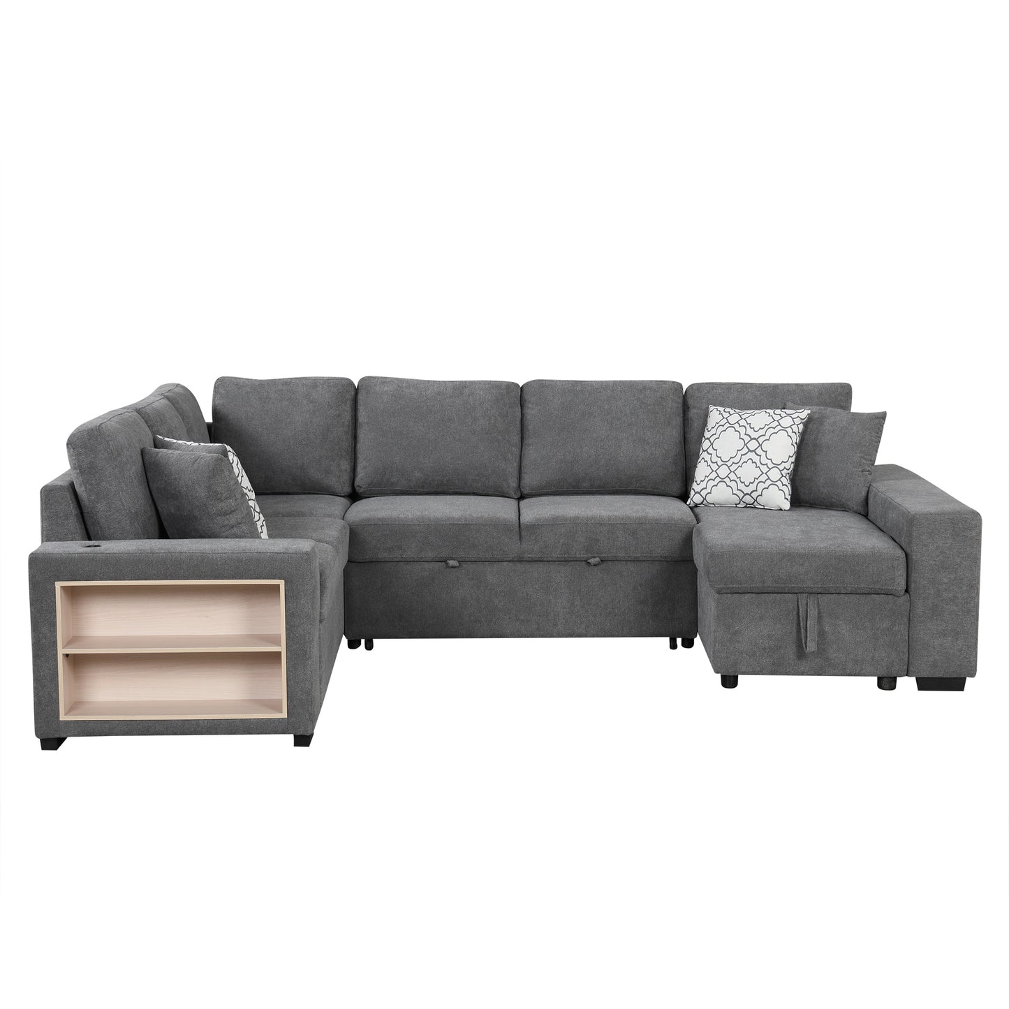 Lazzareschi Contemporary Pull-out Storage Sofa