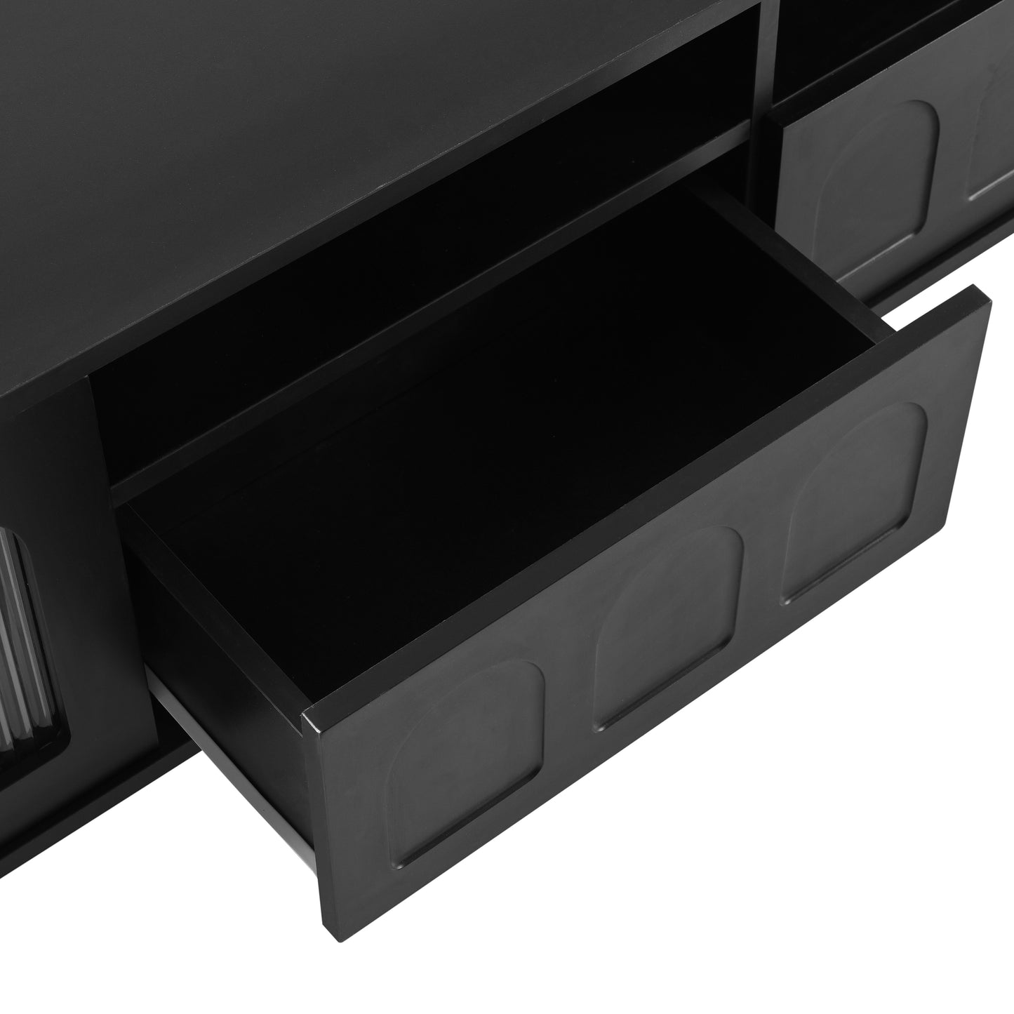 Kingsly Contemporary ON-TREND LED TV Stand