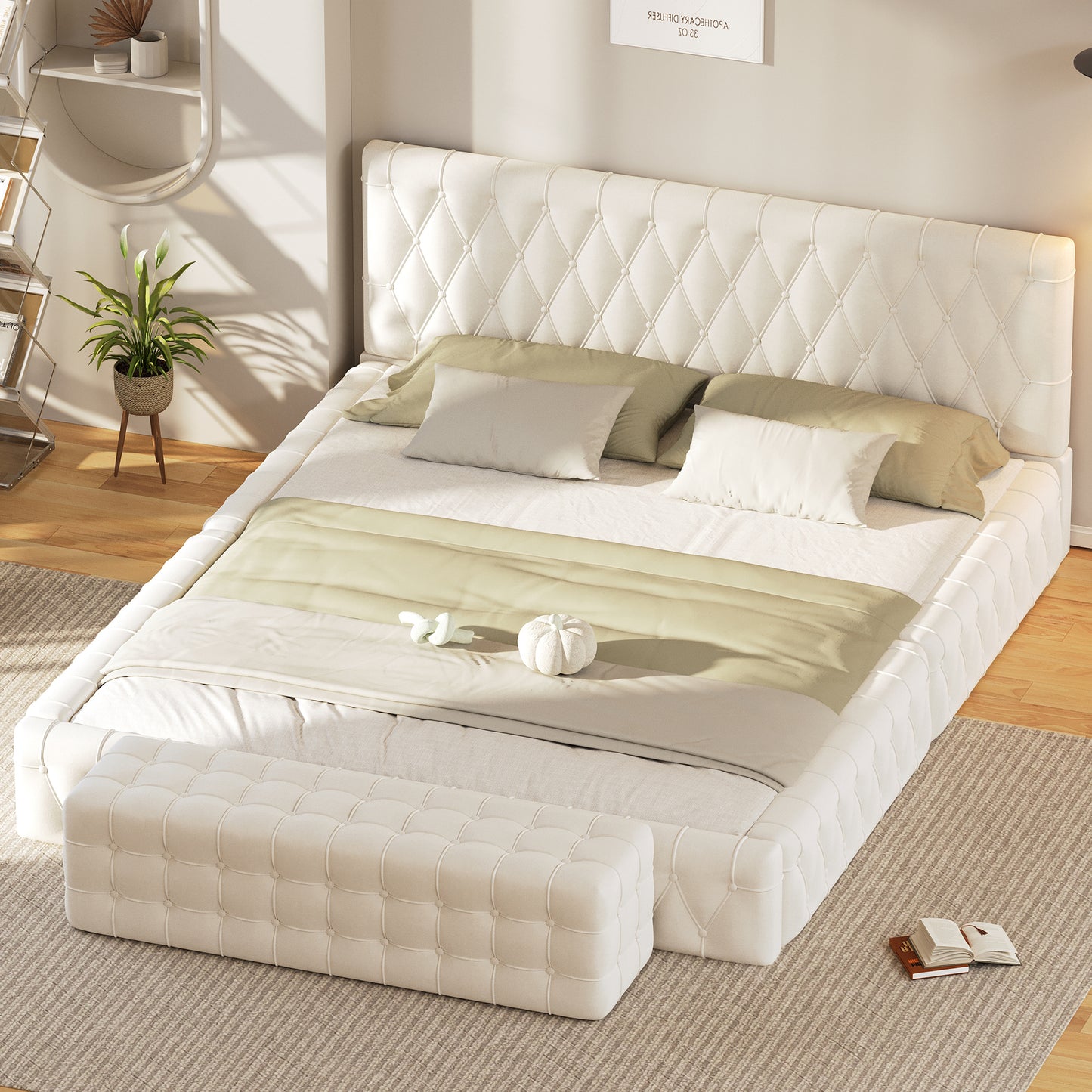 Emery Contemporary Upholstered Queen Bedroom Set