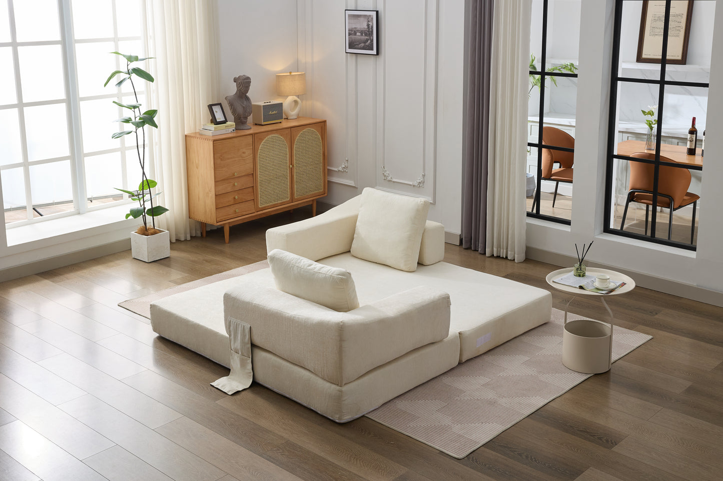 Healdsburg Contemporary Fold-Out Couch Sofa