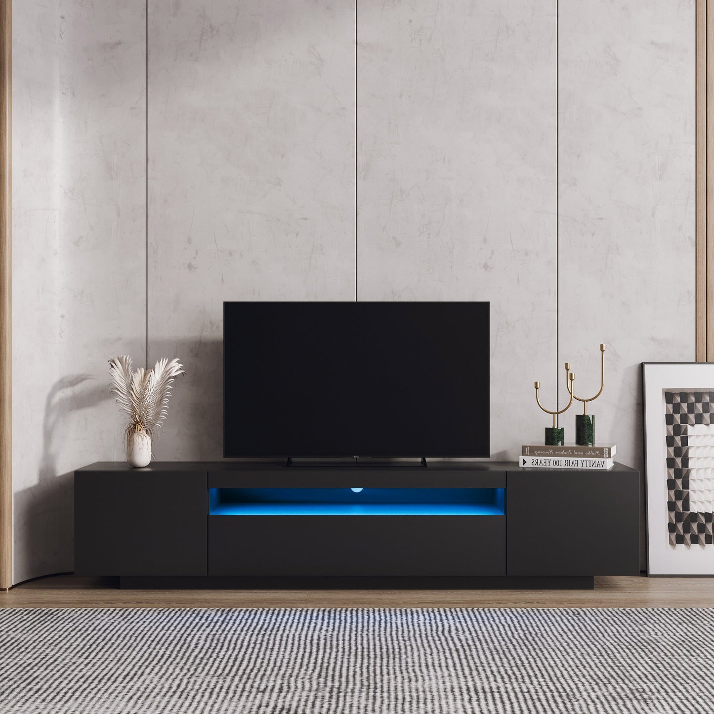 Fitch Modern Velvet Classic TV Cabinet
