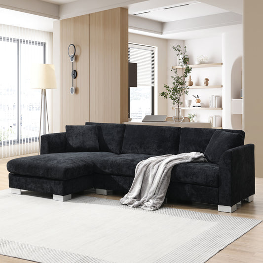 Marites Modern Cloud Luxe Chenille Sofa