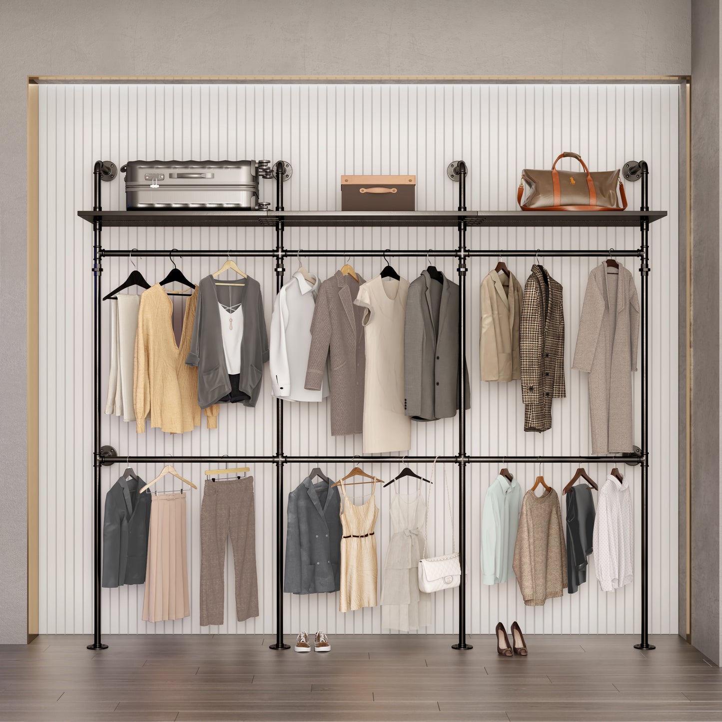 Lula Industrial Garment Rack