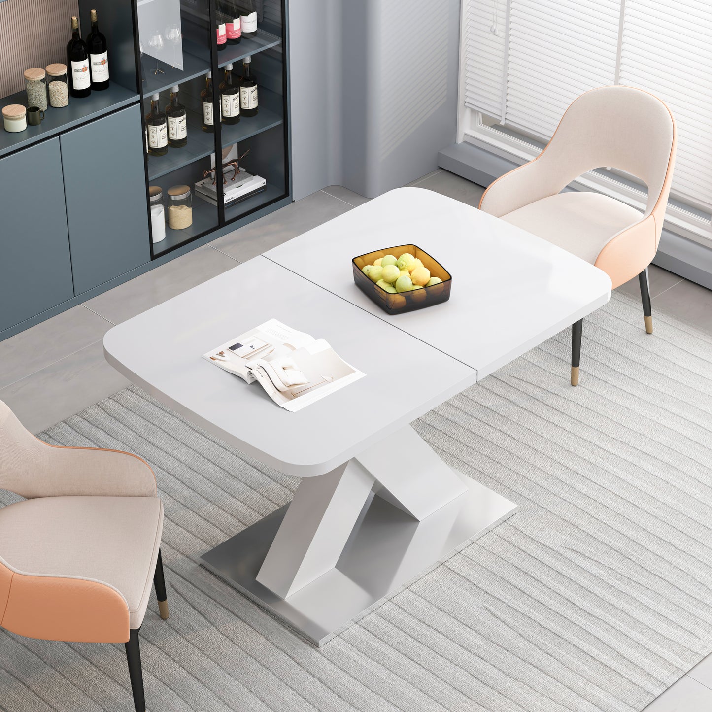 Irvington Modern Stretchable Dining Table