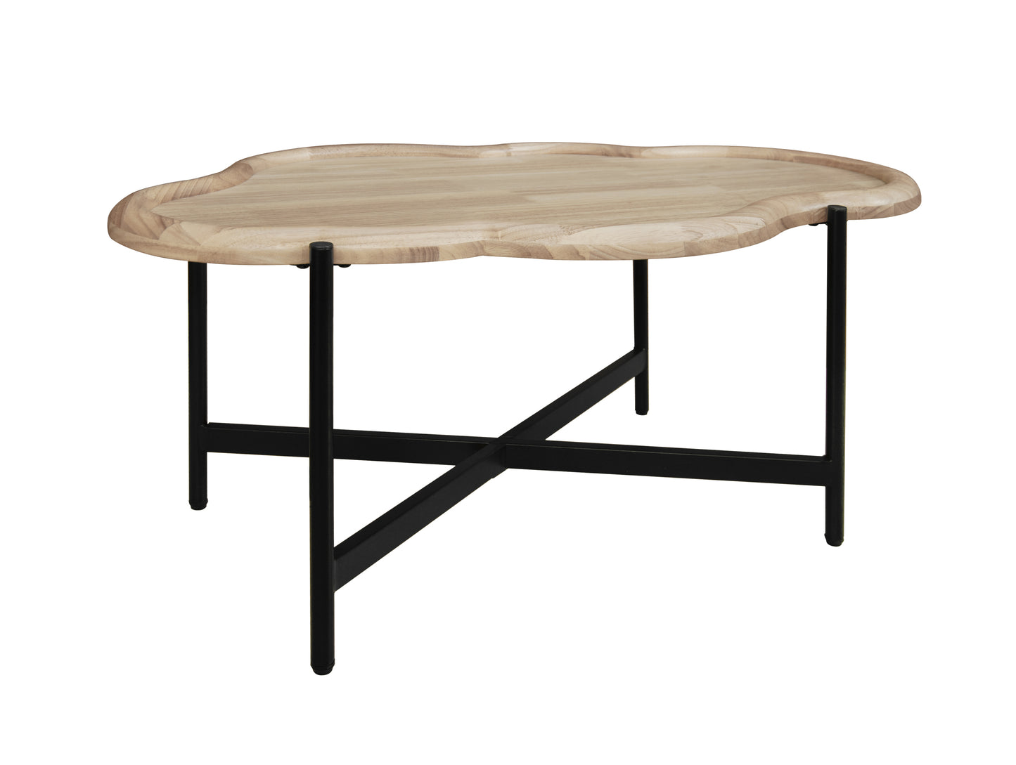 Silverleaf Contemporary Cloud Glass Coffee Table