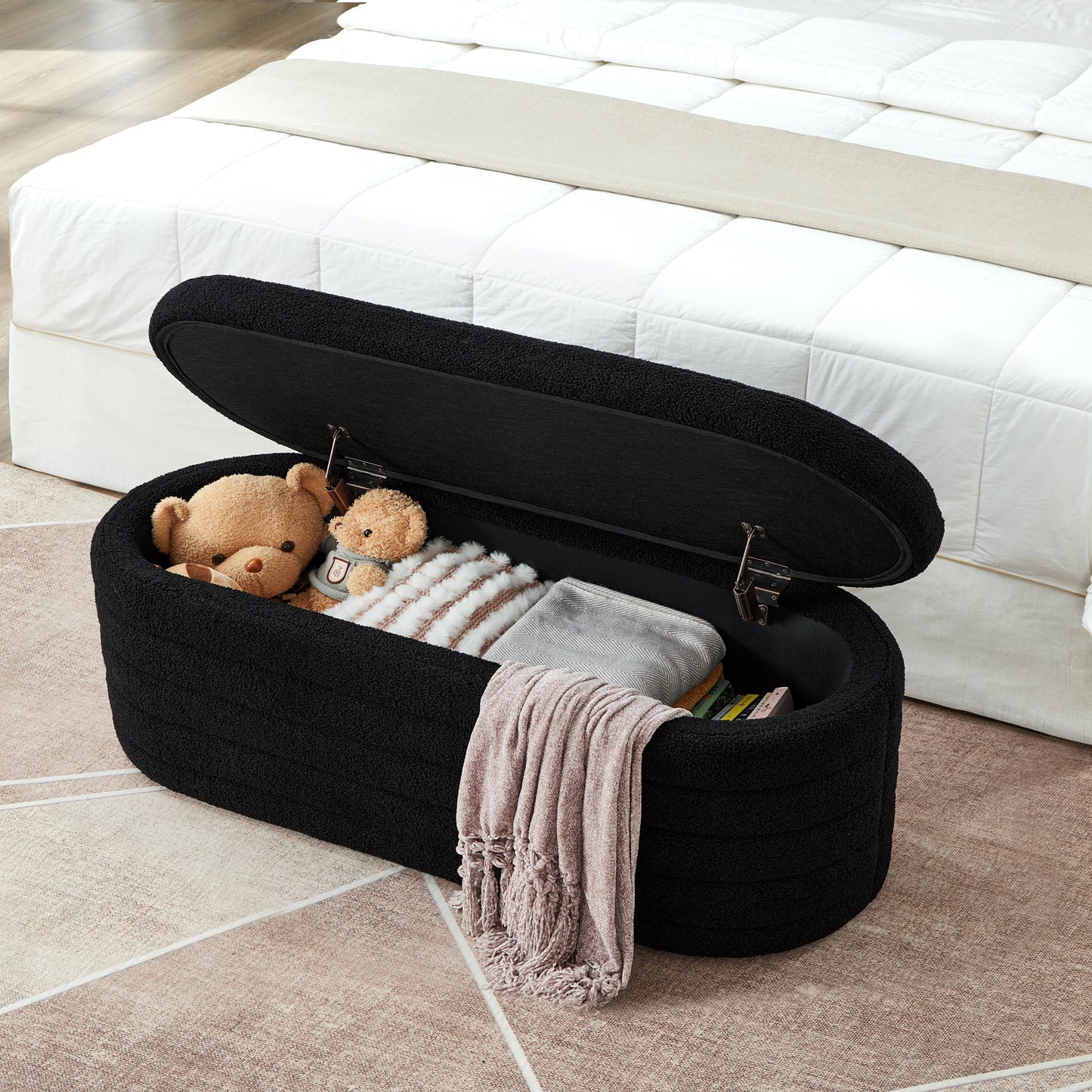 Fremont Contemporary Storage Bench