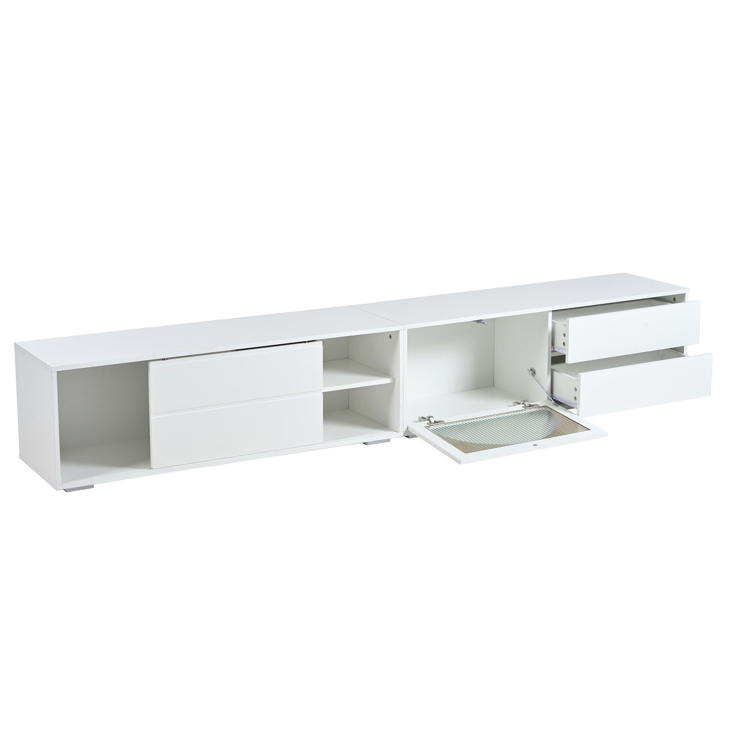 Amity Modern Velvet TV Stand