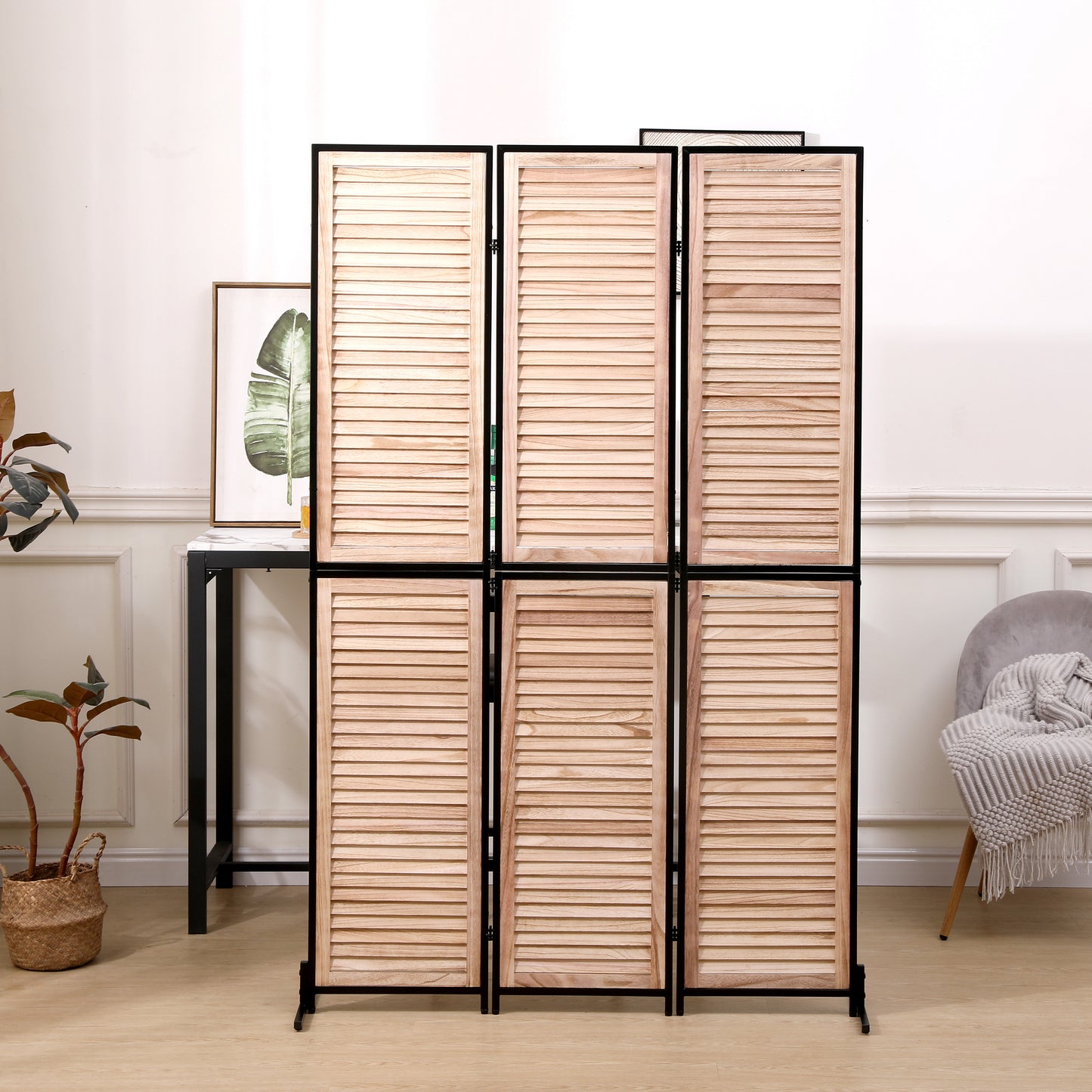 Irvington Traditional Folding Privacy Screen