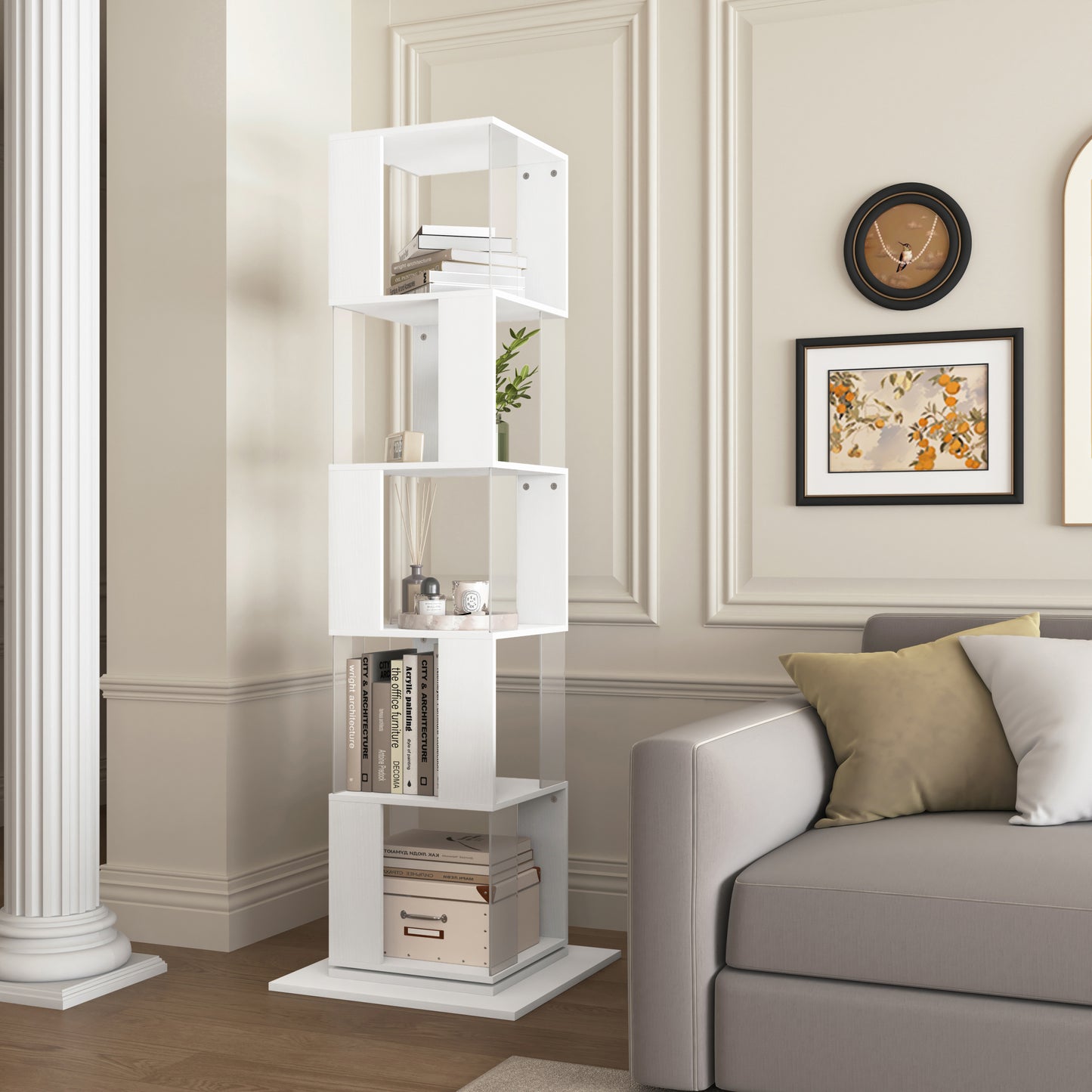 Oakridge Modern Rotating Acrylic Display Rack