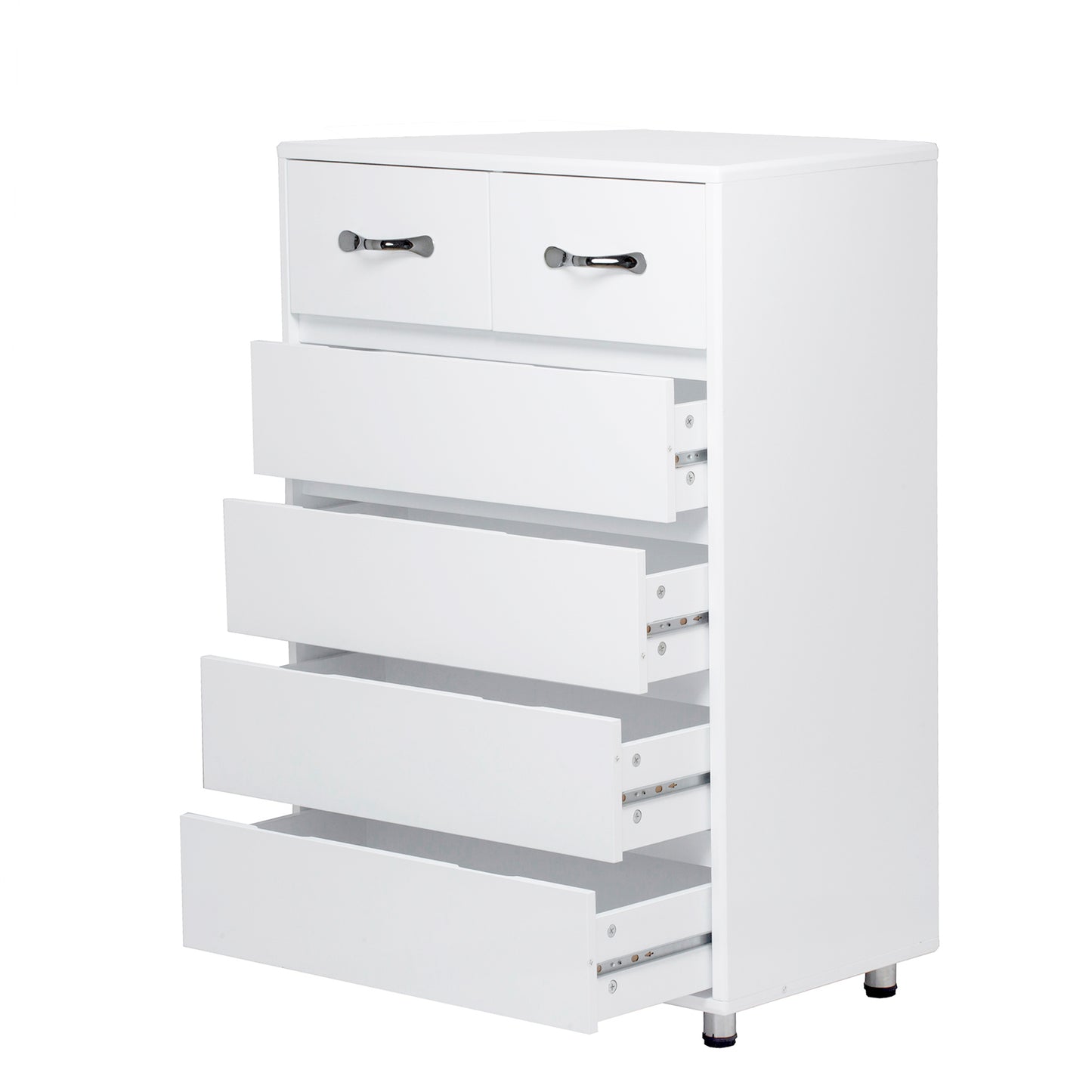 Mission Contemporary Six-Drawer Side Table