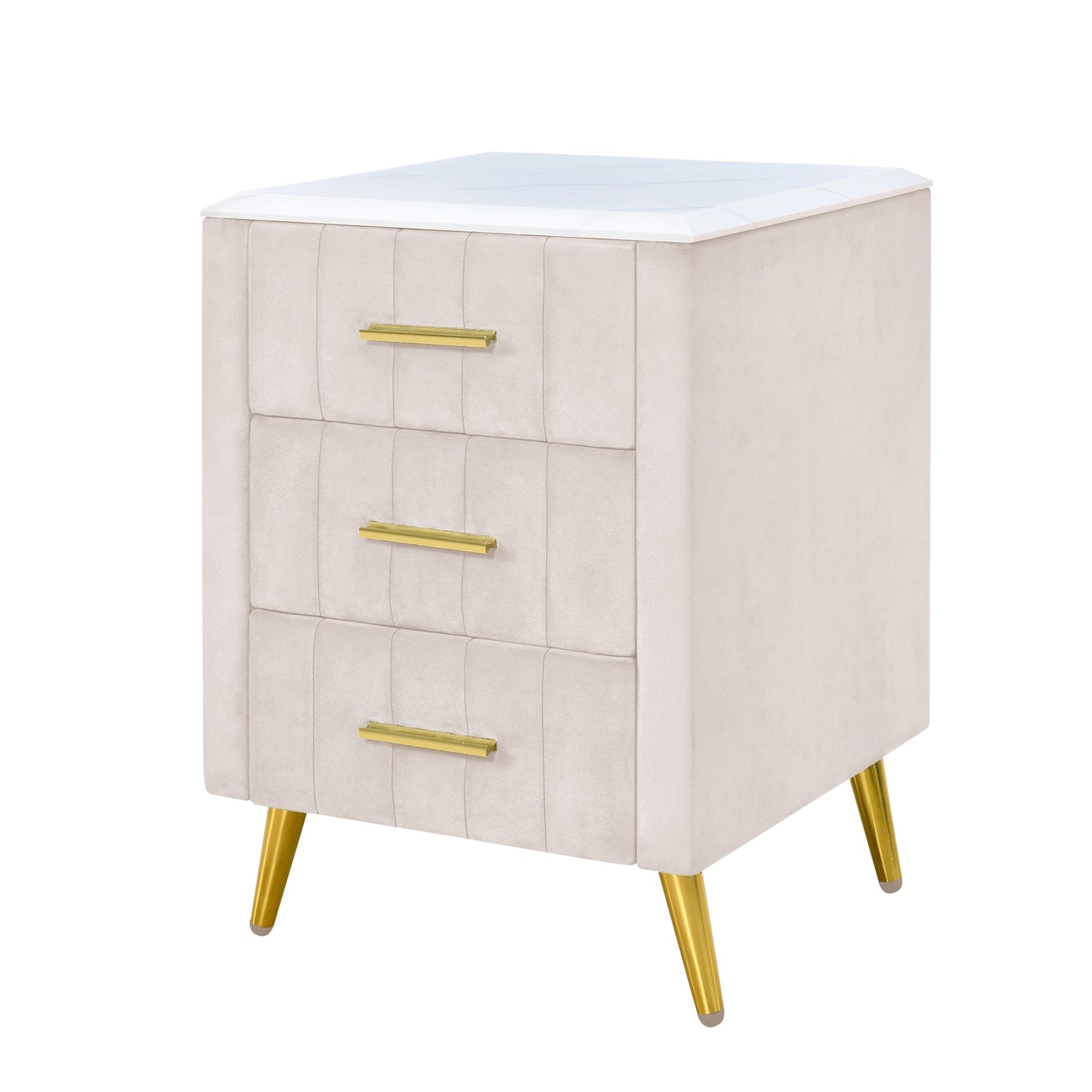 Kingsly Contemporary Elegant Wooden Drawer Nightstand