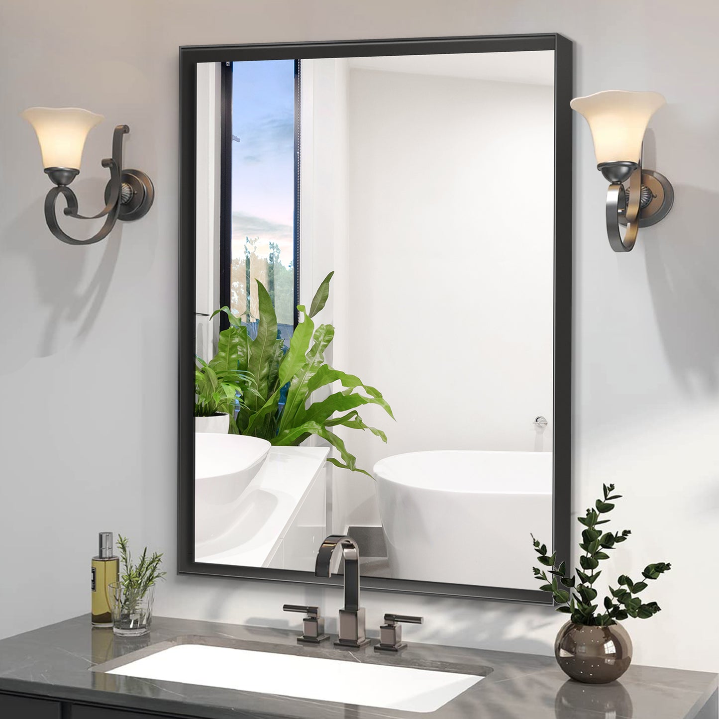 Niles Modern Rectangular Wall Mirror