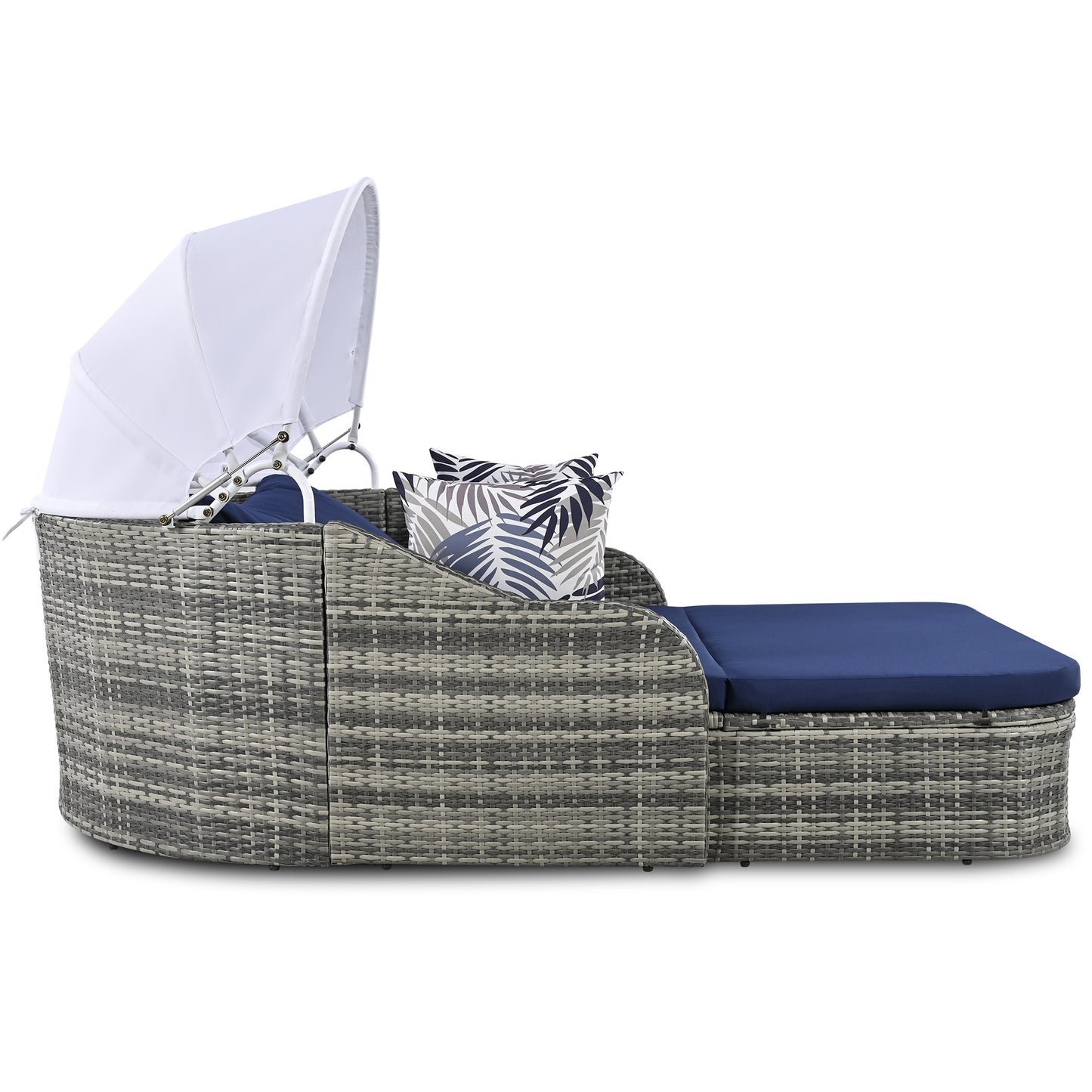Oakridge Modern Canopy Sunbed Daybed