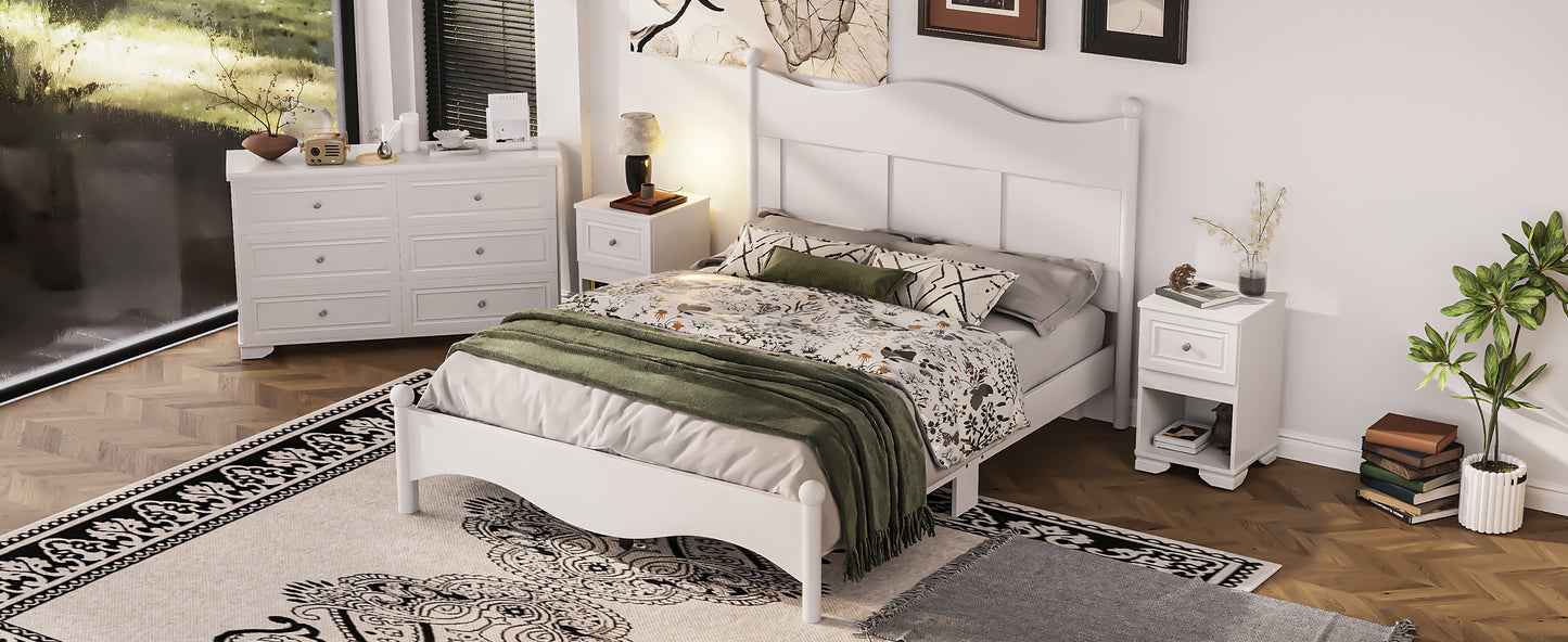 Elmcrest Mid-Century 4-Pieces Elegant Bedroom Sets