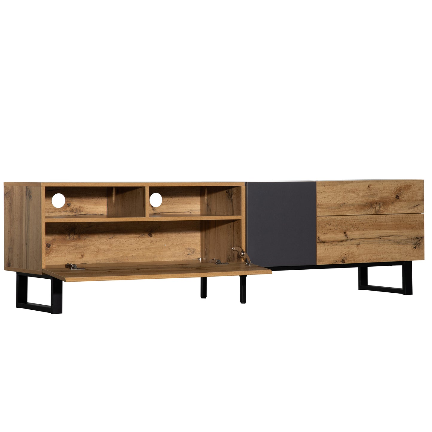Healdsburg Modern TV Console Entertainment