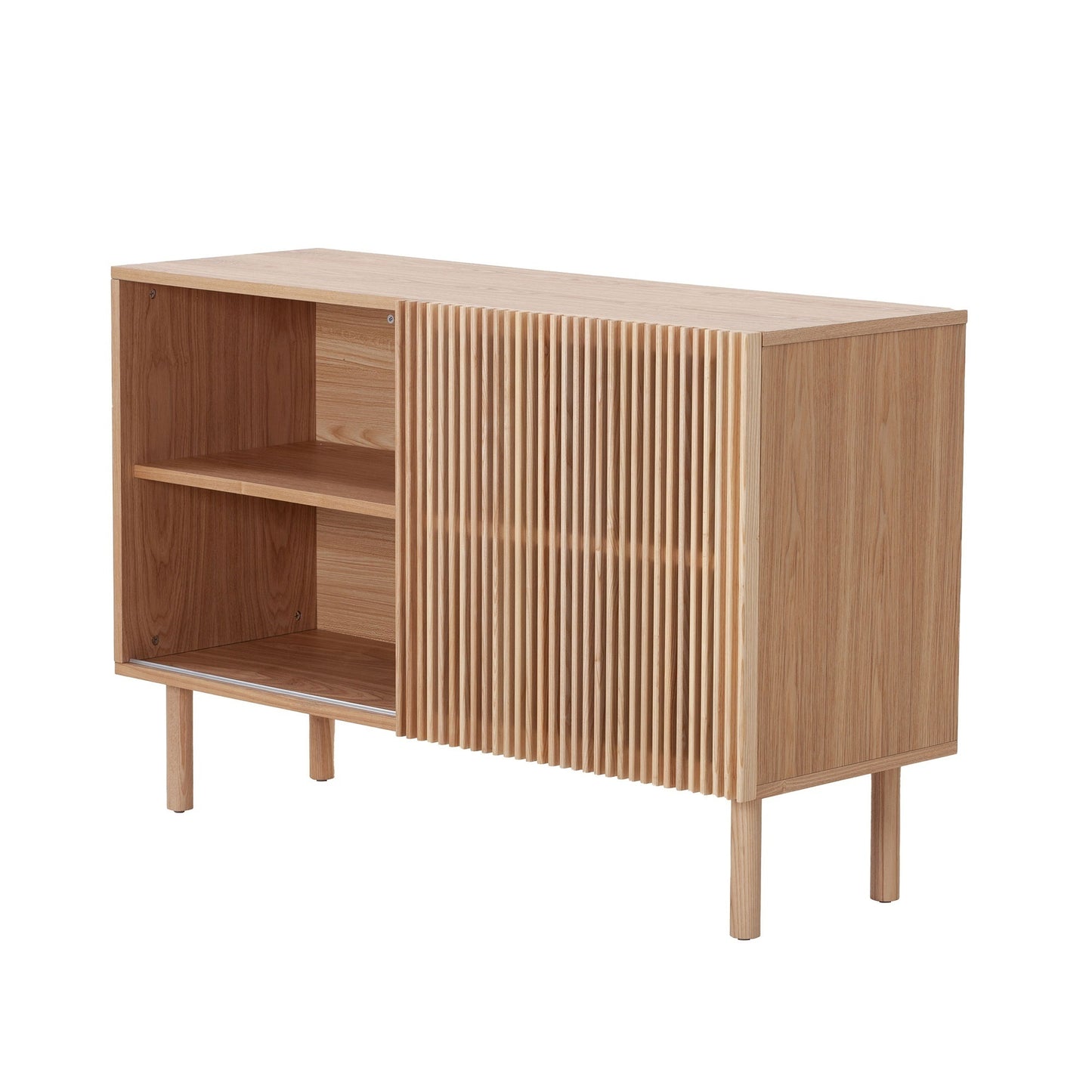 Mission Modern Velvet Storage Cabinet