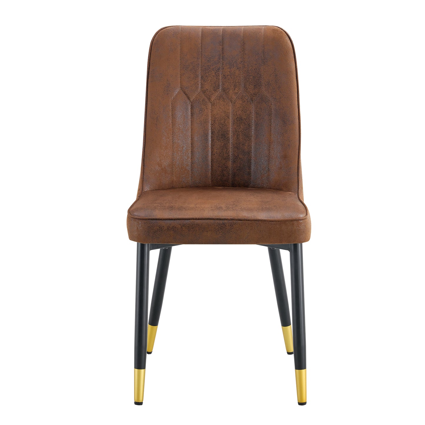 Justo Contemporary Velvet Metal legs Dining Chairs