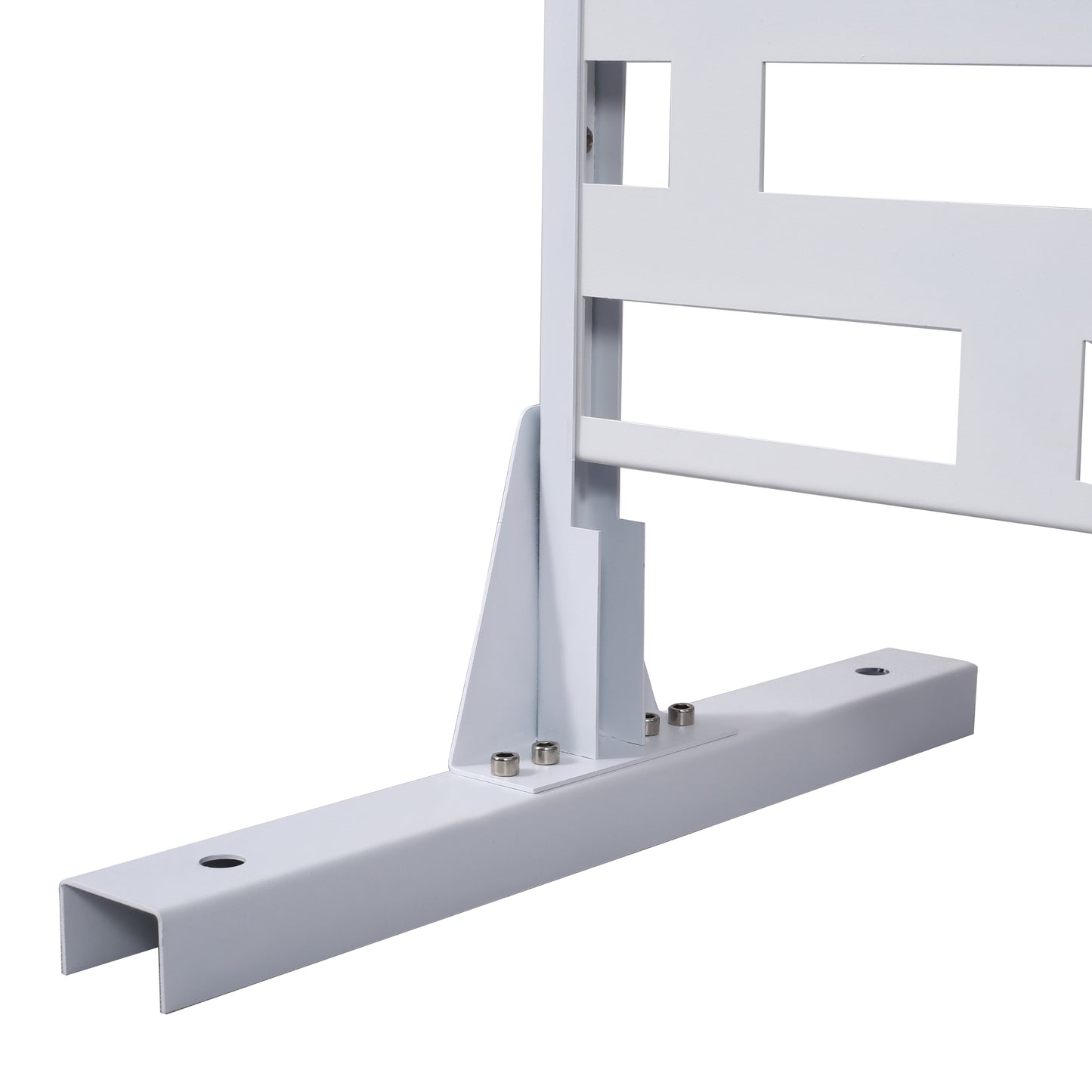 Ghivi Industrial Freestanding Metal Privacy Screen