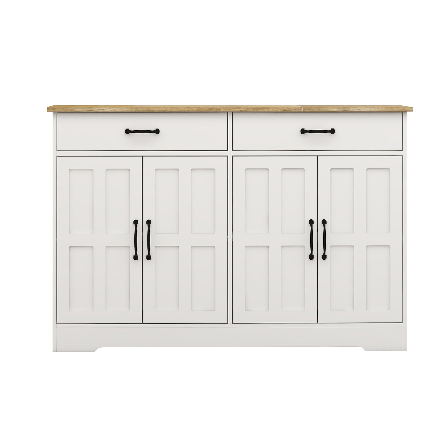 Kingsly Traditional Farmhouse Buffet Cabinet