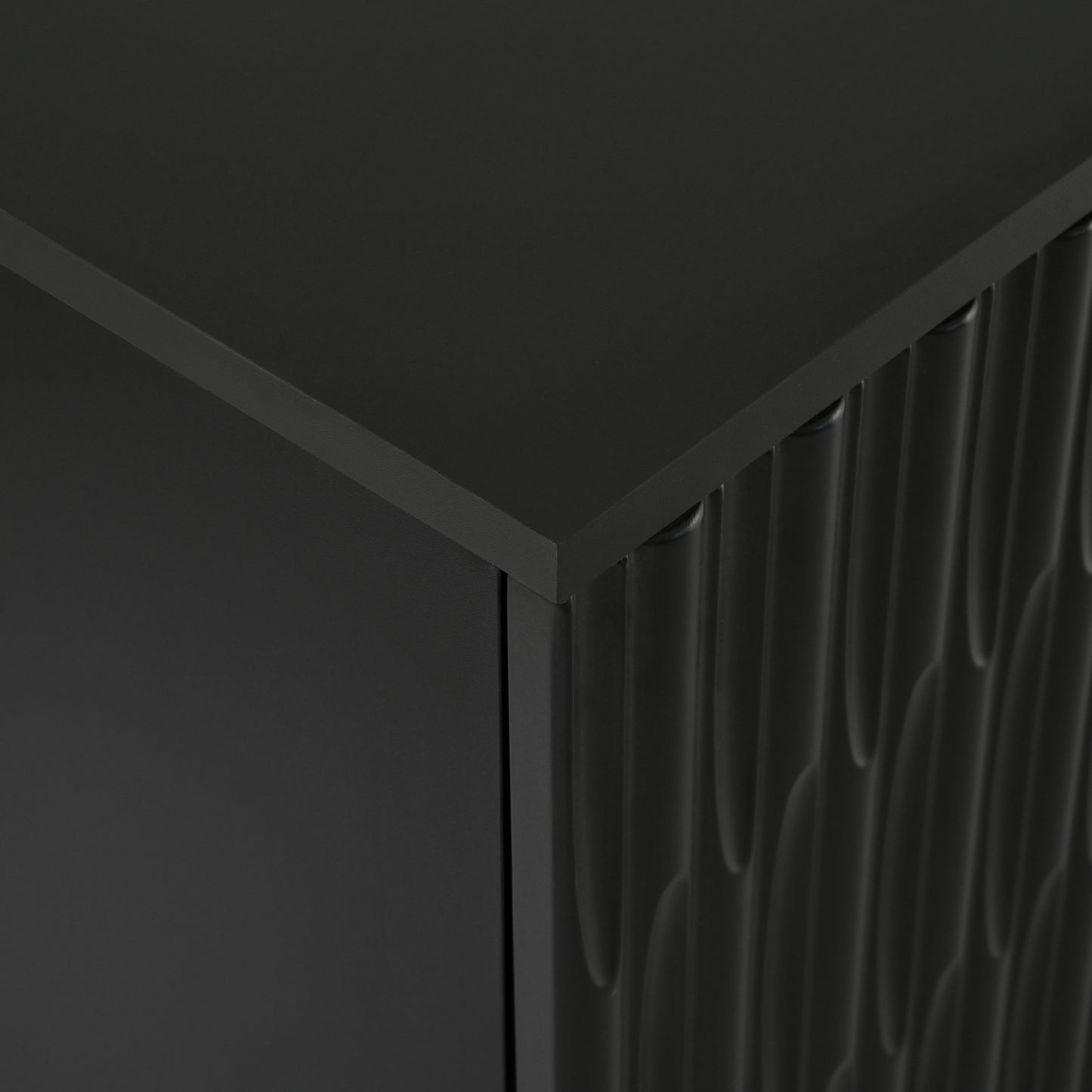 Mission Traditional Elegant Curved Sideboard