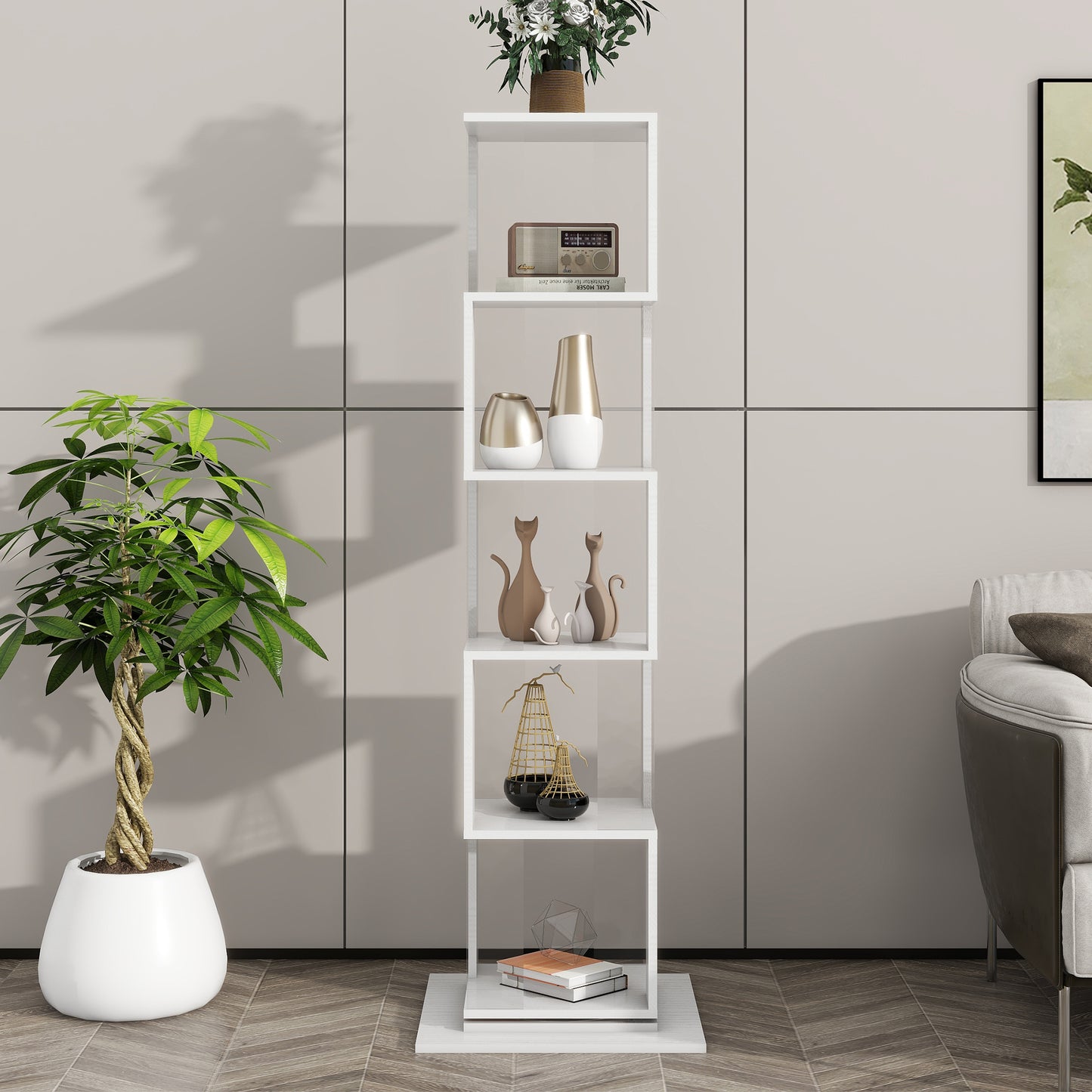 Oakridge Modern Rotating Acrylic Display Rack