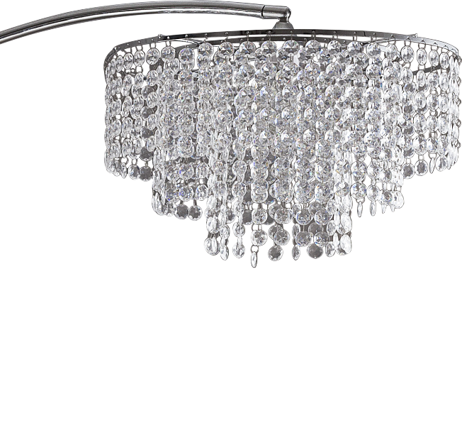 Luz Contemporary Arch Hanging Lamp