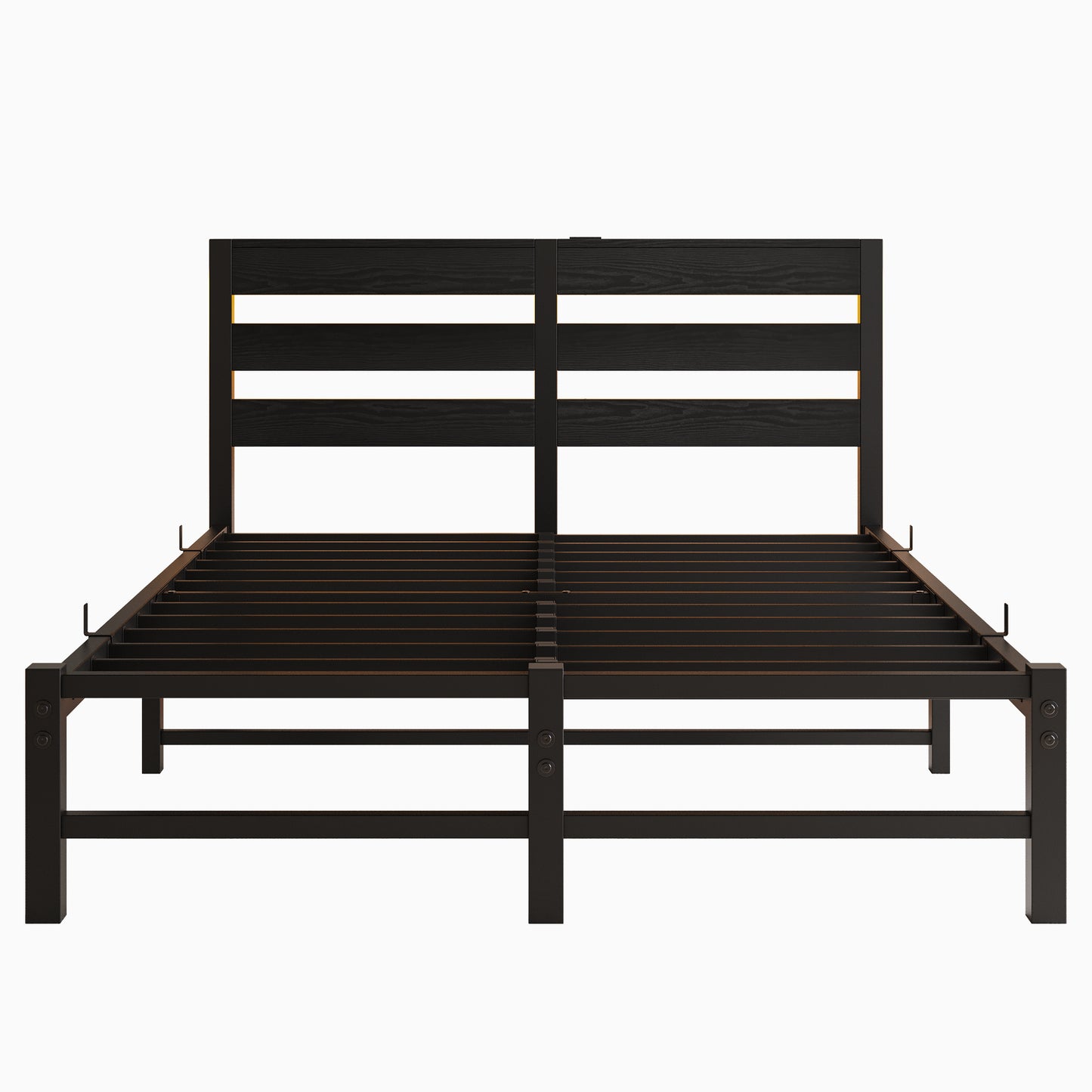 Amity Industrial Metal Storage Bed