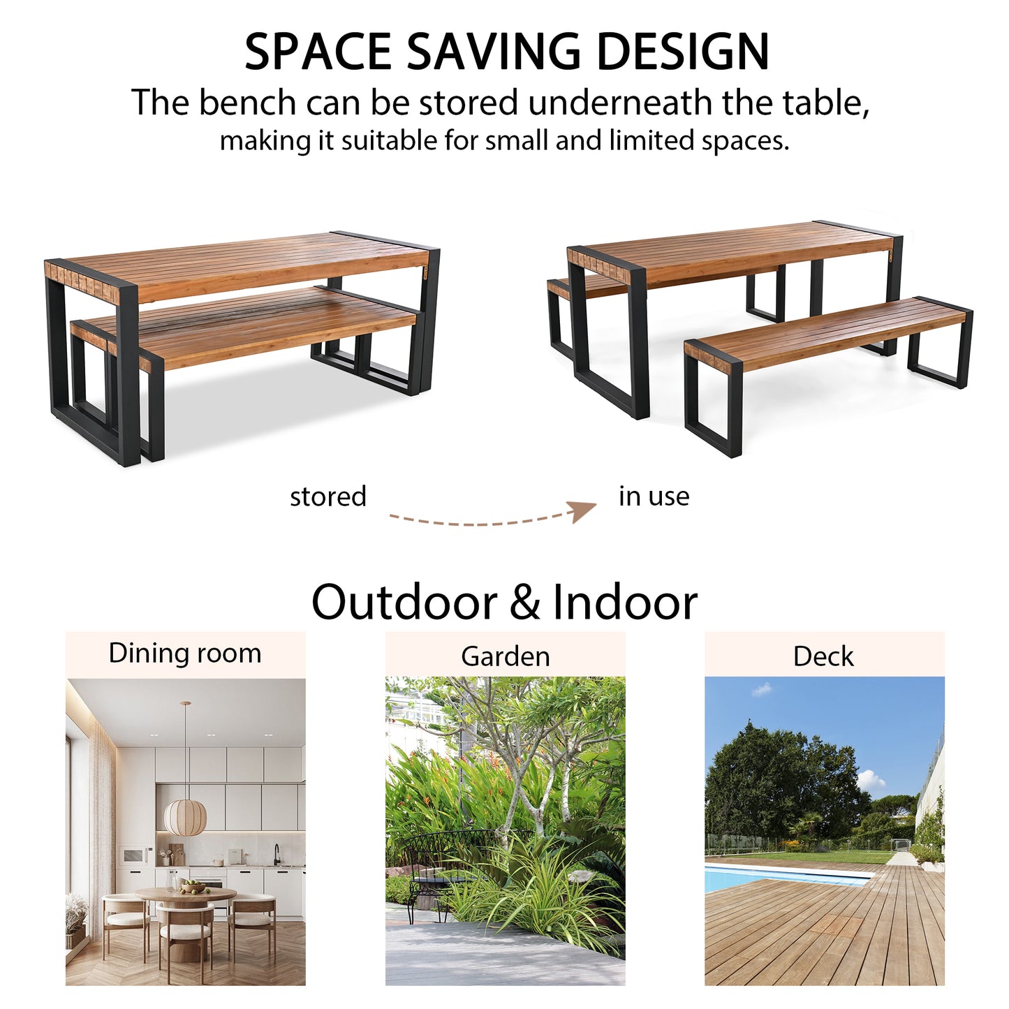 Oakridge Contemporary Outdoor Dining Set