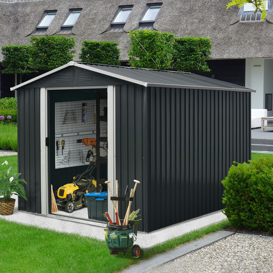 Niles Industrial Metal Storage Shed