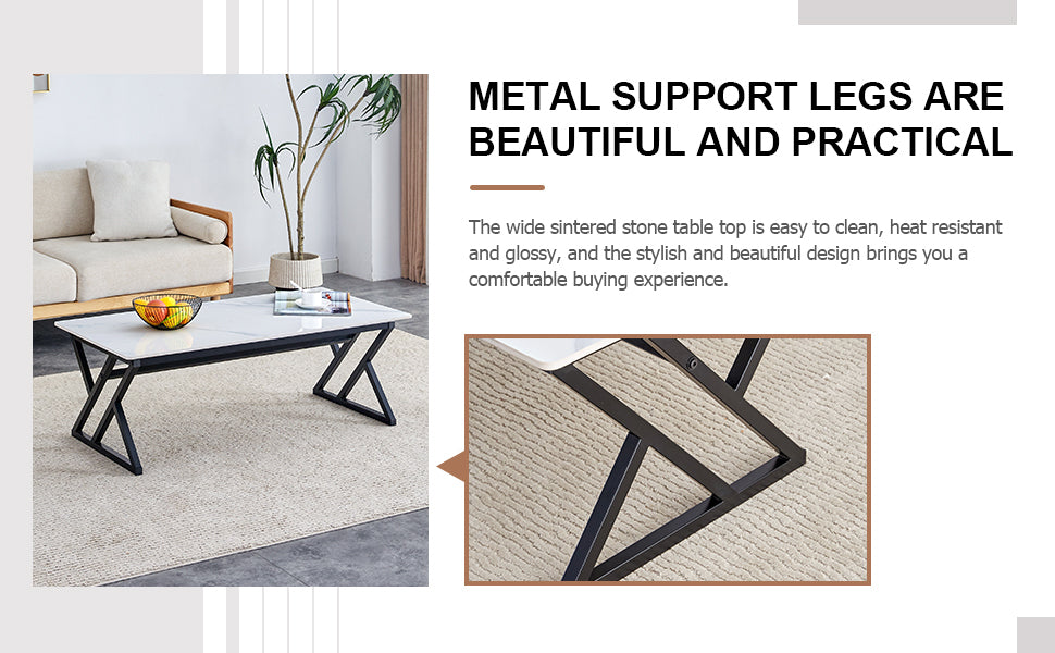 Lazzareschi Modern Monarch Rock Coffee Table