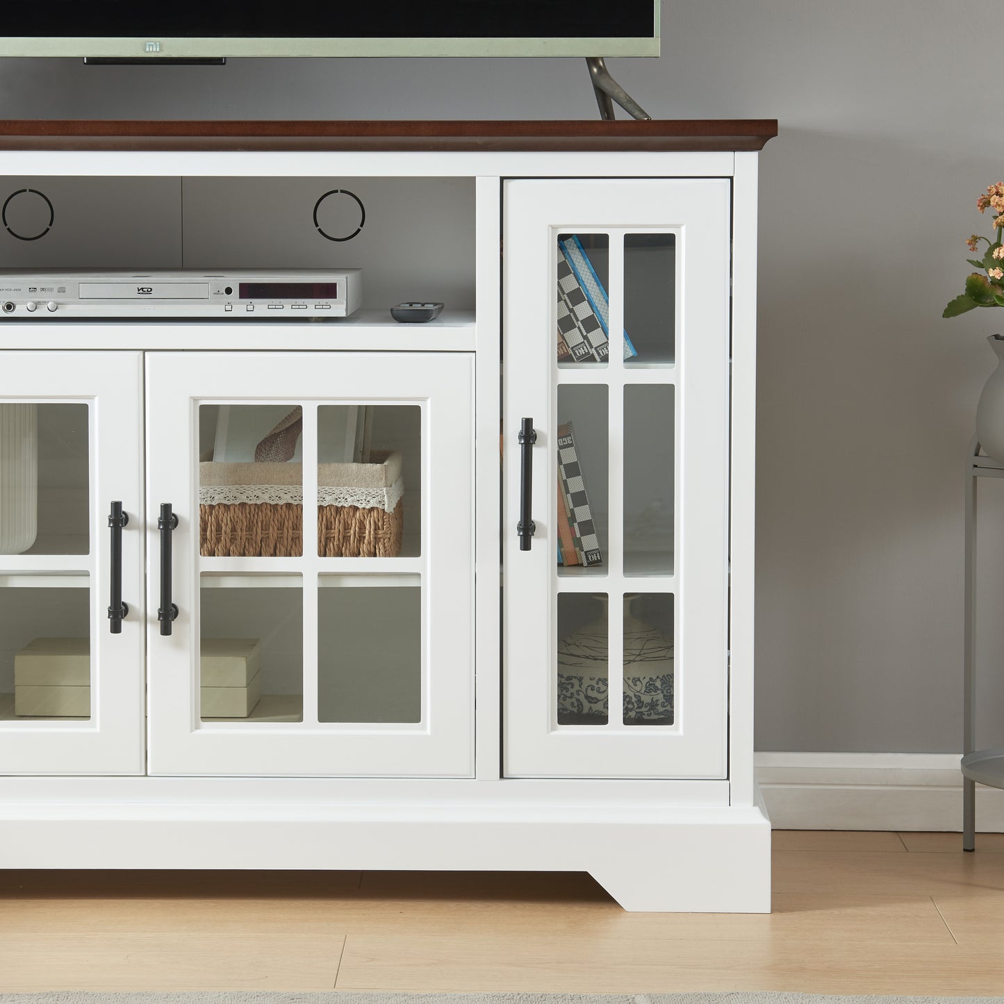 Jiron Contemporary Walnut Buffet Sideboard