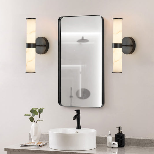 Luz Industrial Marble Texture Wall Light