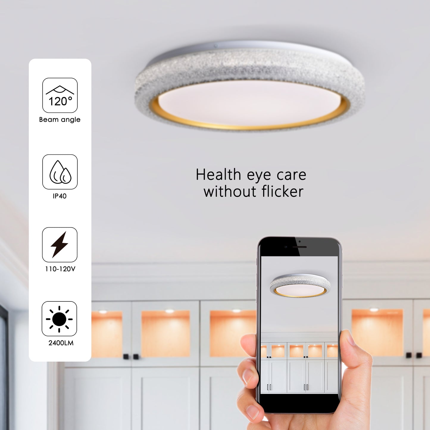 Justo Modern LED Flush Mount Light
