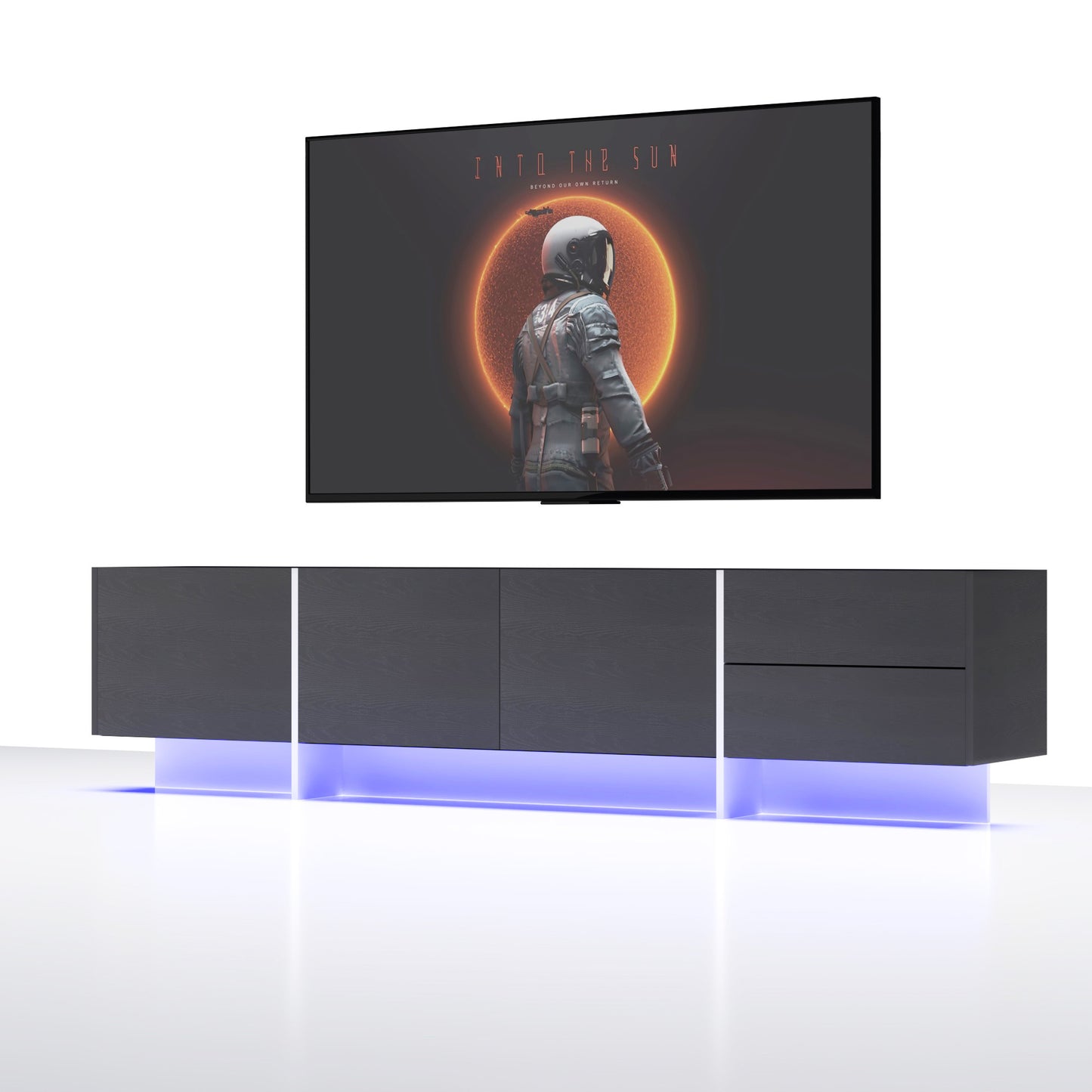 Lula Modern LED TV Remote Console Stand