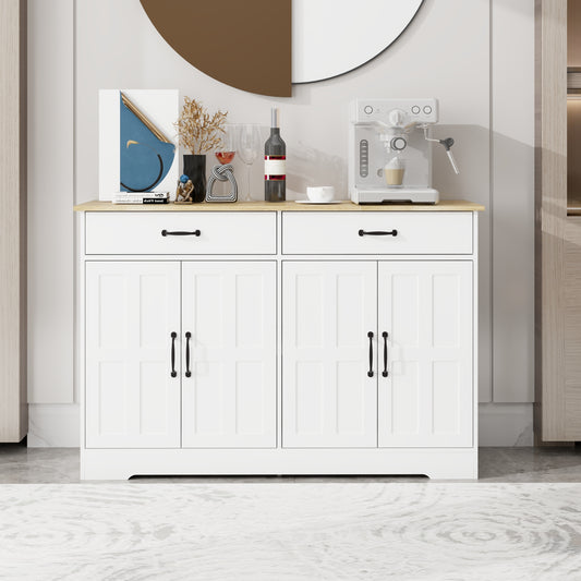 Kingsly Traditional Farmhouse Buffet Cabinet