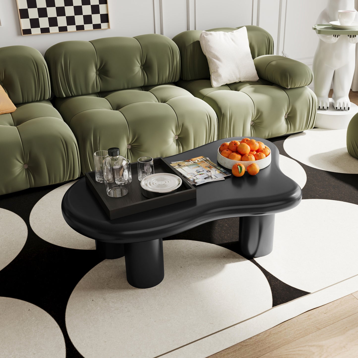 Healdsburg Modern Cloud Shaped Coffee Table