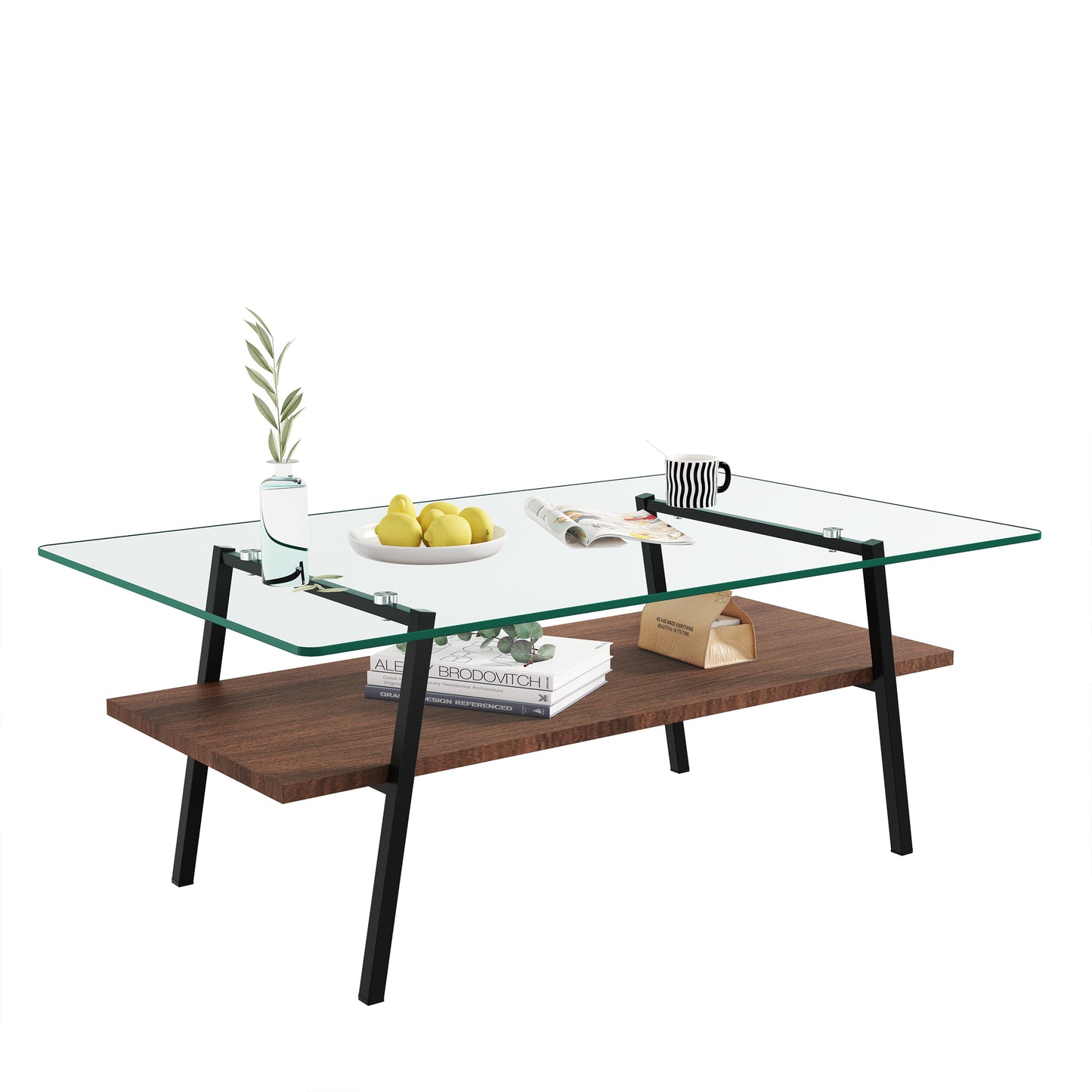 Lula Modern Glass Coffee Table