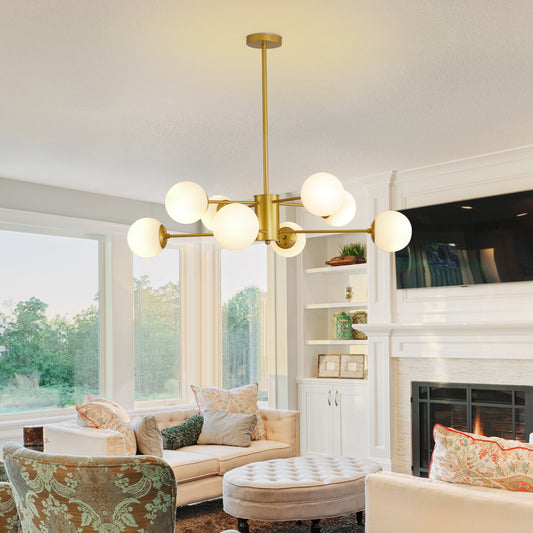 Eda Modern Gold Chandelier