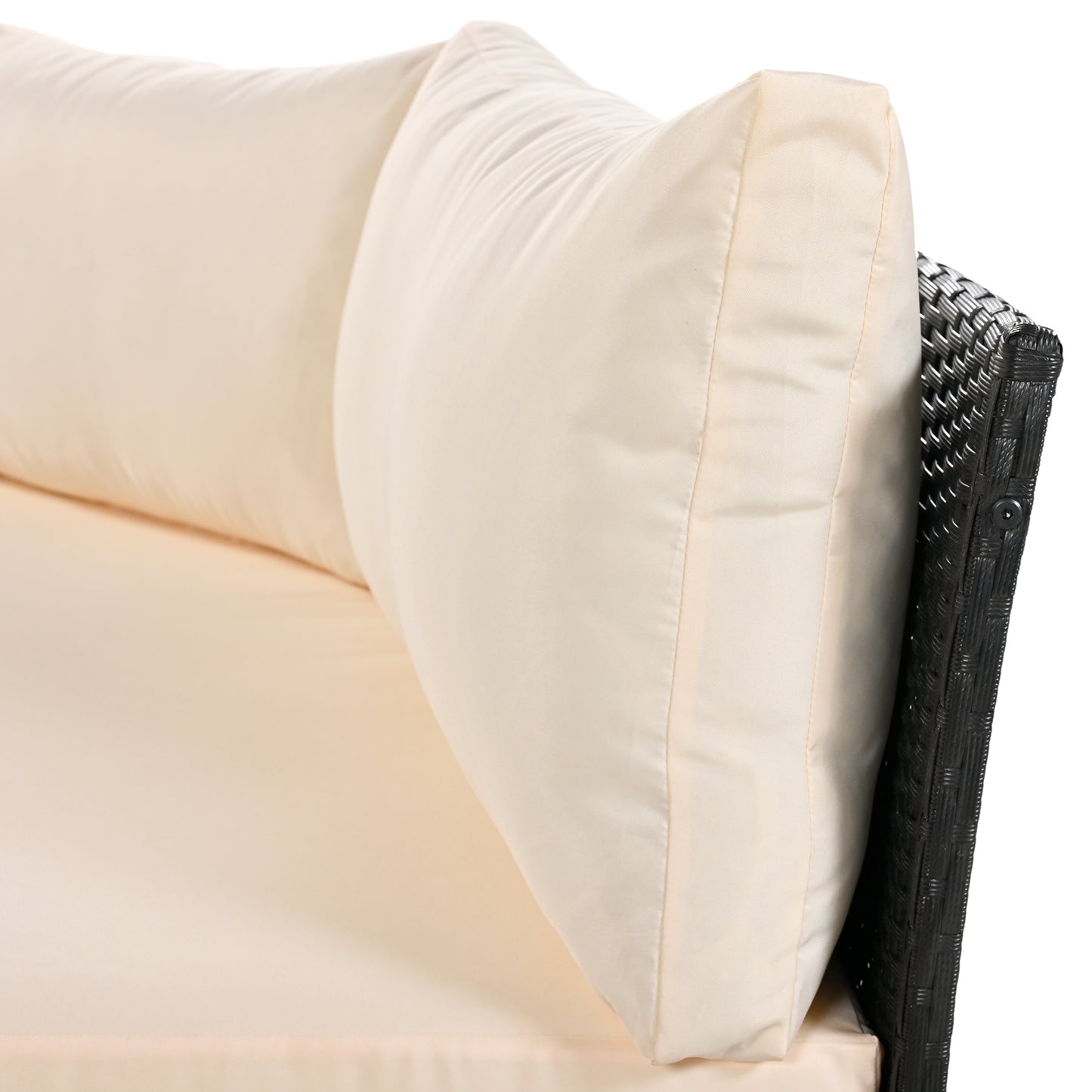 Somerset Modern Curved Outdoor Sofa