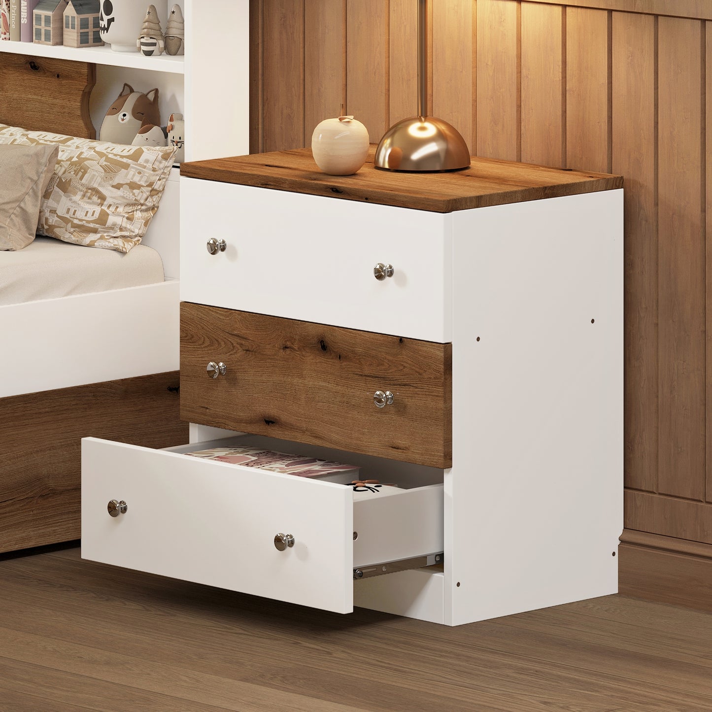 Bartholomew Craftsman Tahoma Colorblock Nightstand