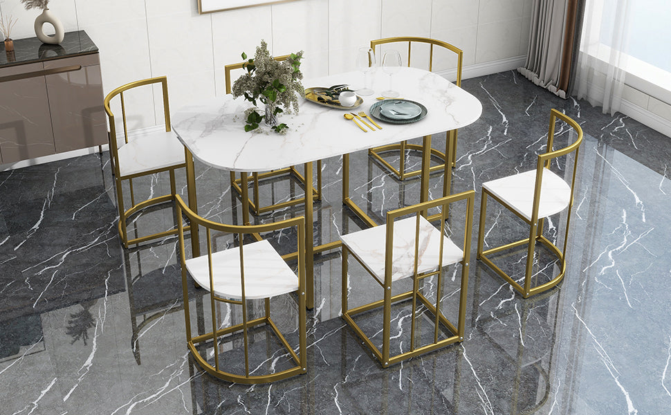 Mission Modern 7 Piece Dining Set