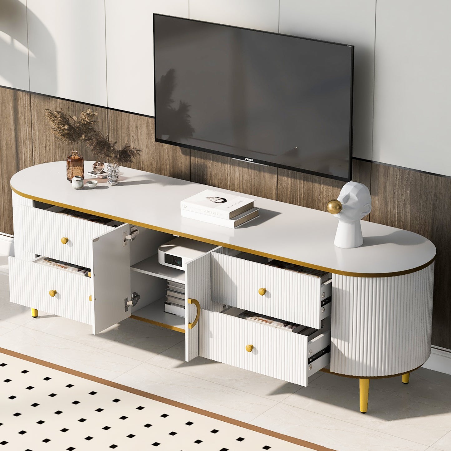 Centerville Modern U-Can TV Stand Cabinet