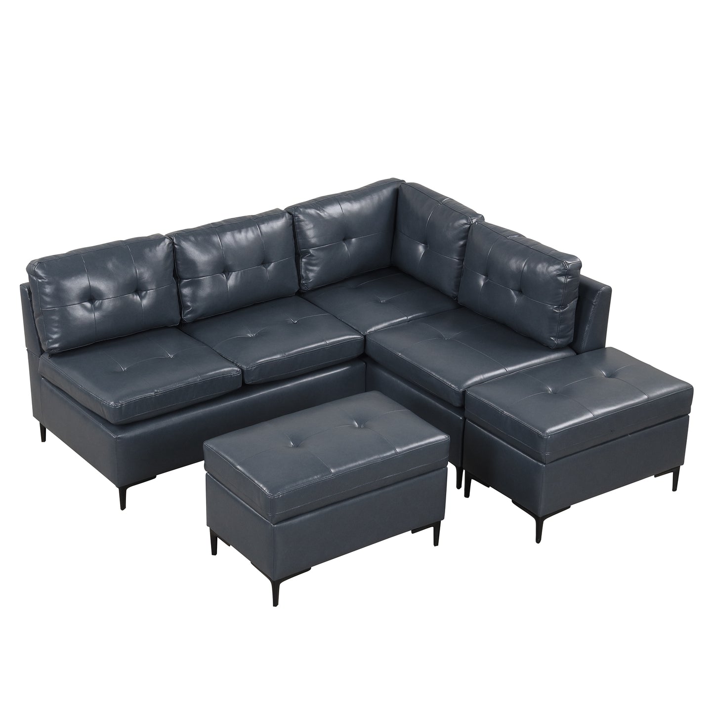 Sonoma Mid-Century L-Shaped Corner Sofa