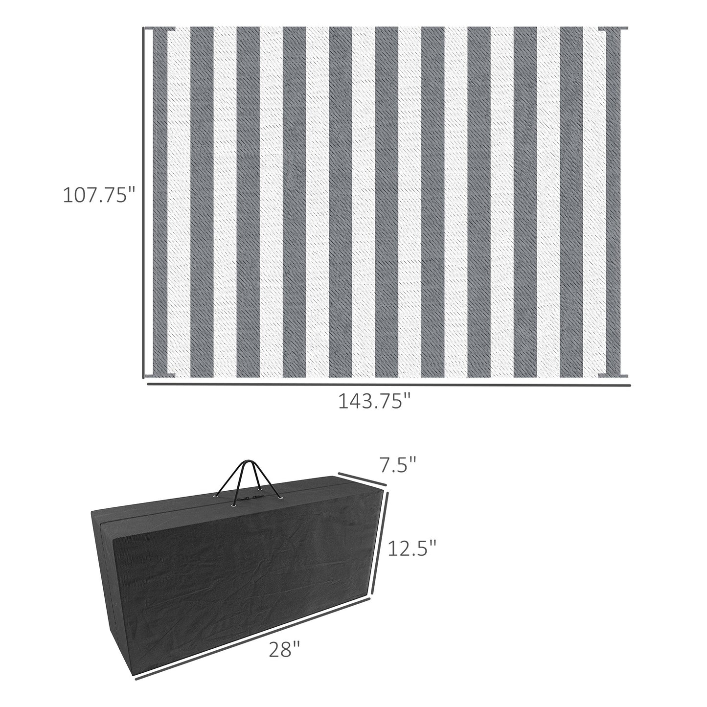 Niles Contemporary Reversible Rug