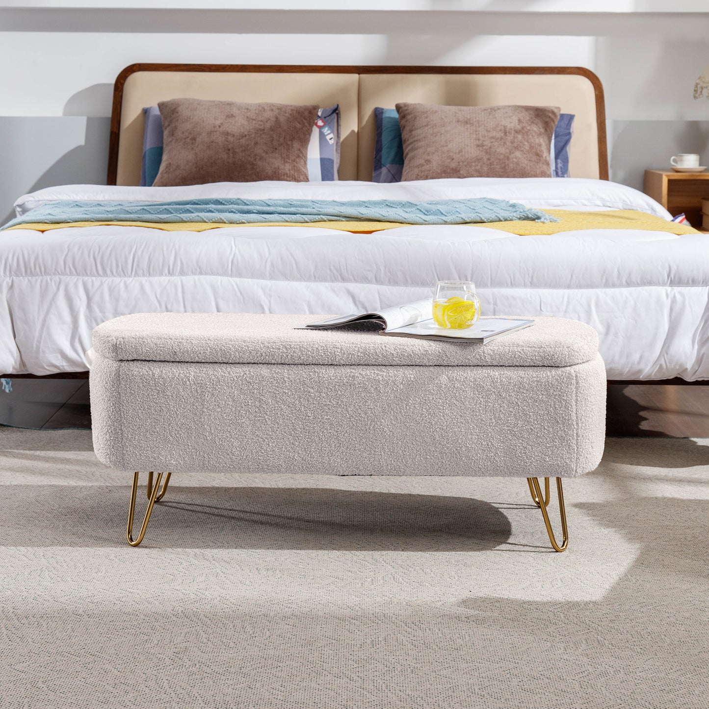 Emery Modern Storage Ottoman