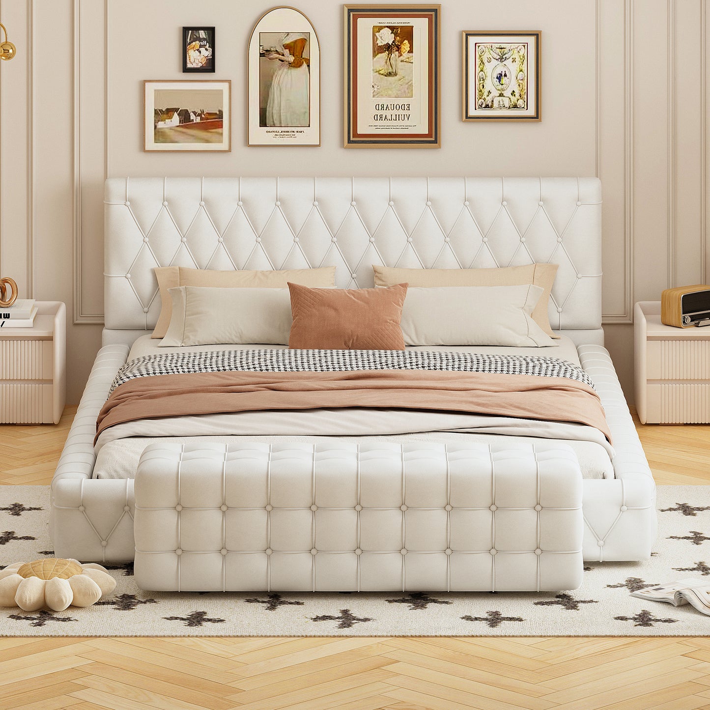 Emery Contemporary Upholstered Queen Bedroom Set