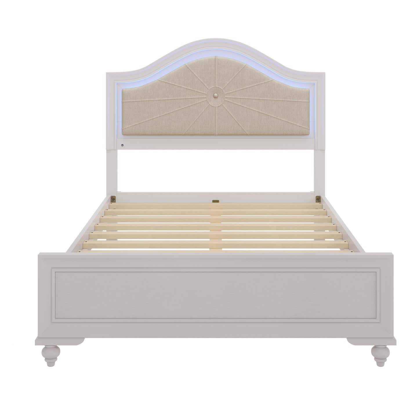 Lazzareschi Contemporary LED Upholstered Bedroom Set