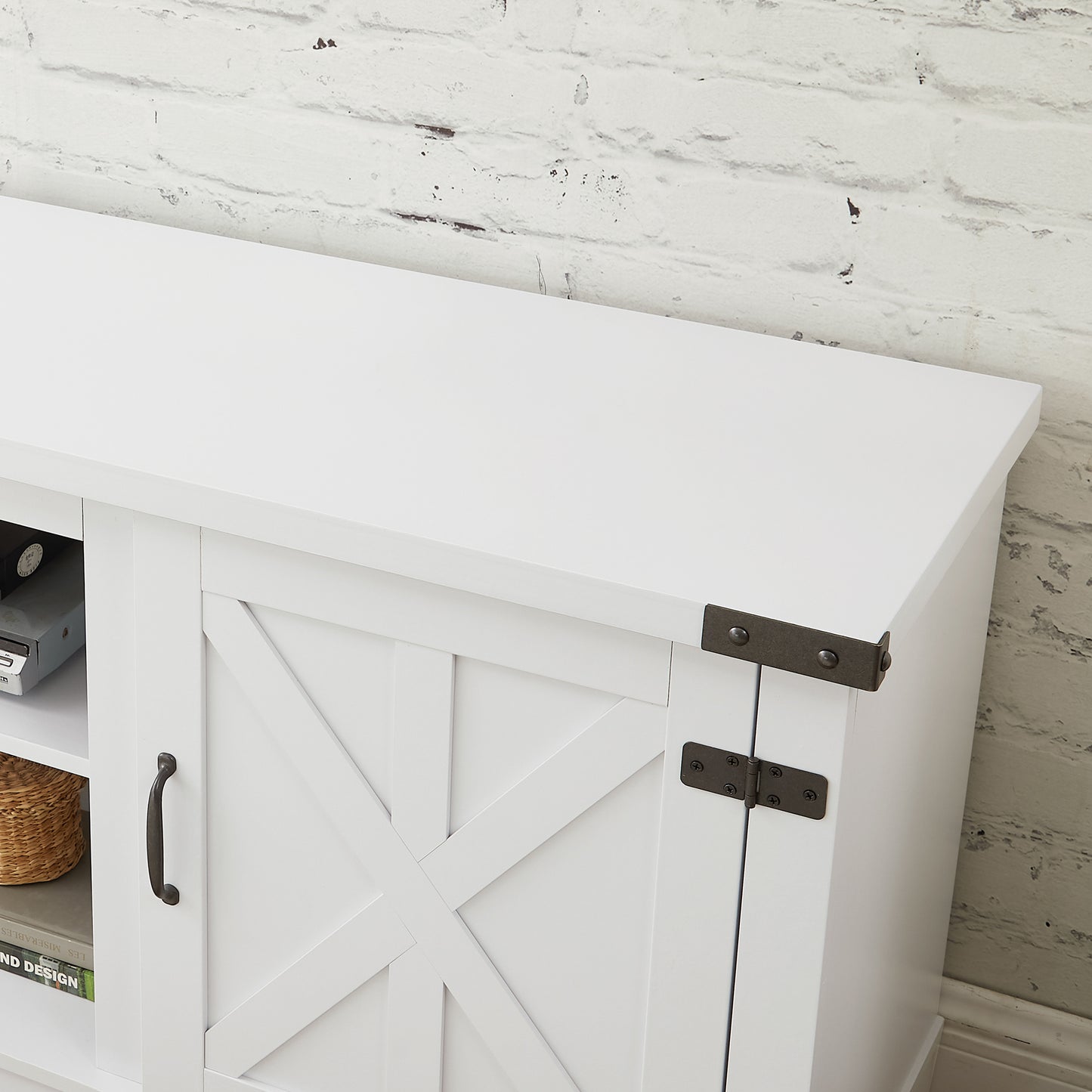 Fitch Modern Farmhouse Media Stand Entertainment