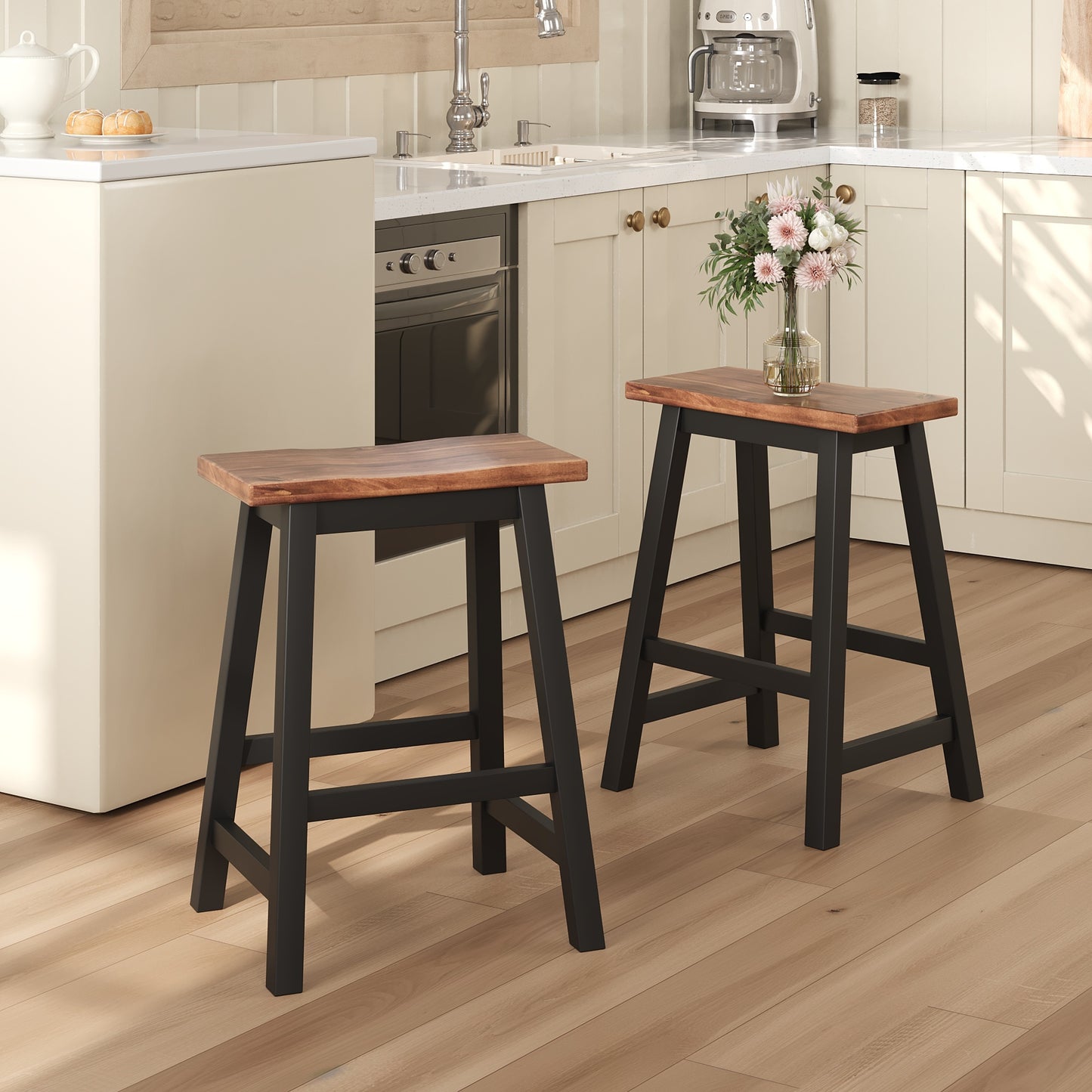 Eda Craftsman Rustic Counter Stools